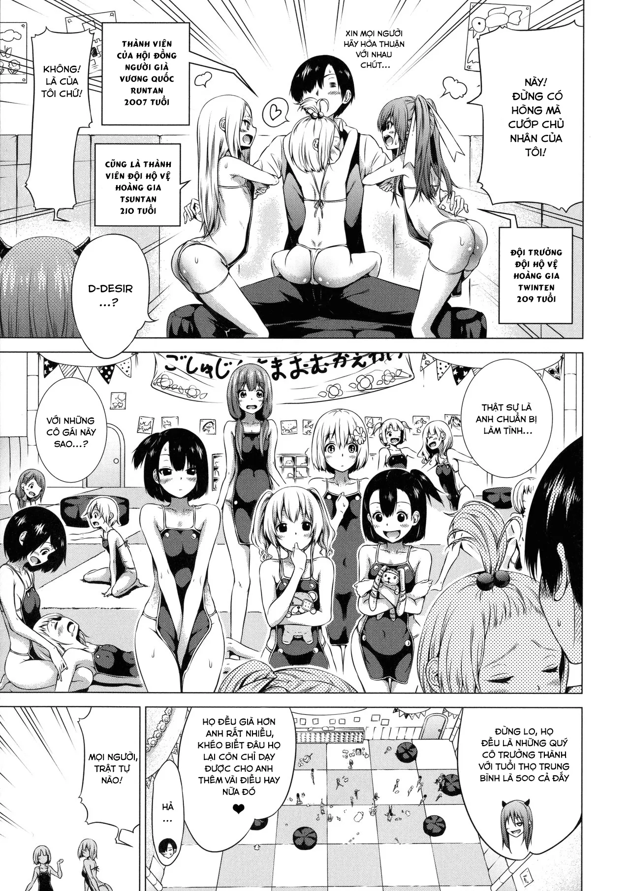 HentaiVN.net - Ảnh 4 - Isekai Harem Paradise [Thiên đường harem thế giới khác!; Otherworld Harem Paradise; 異世界ハーレムパラダイス♡] - (Ge) Chap 3