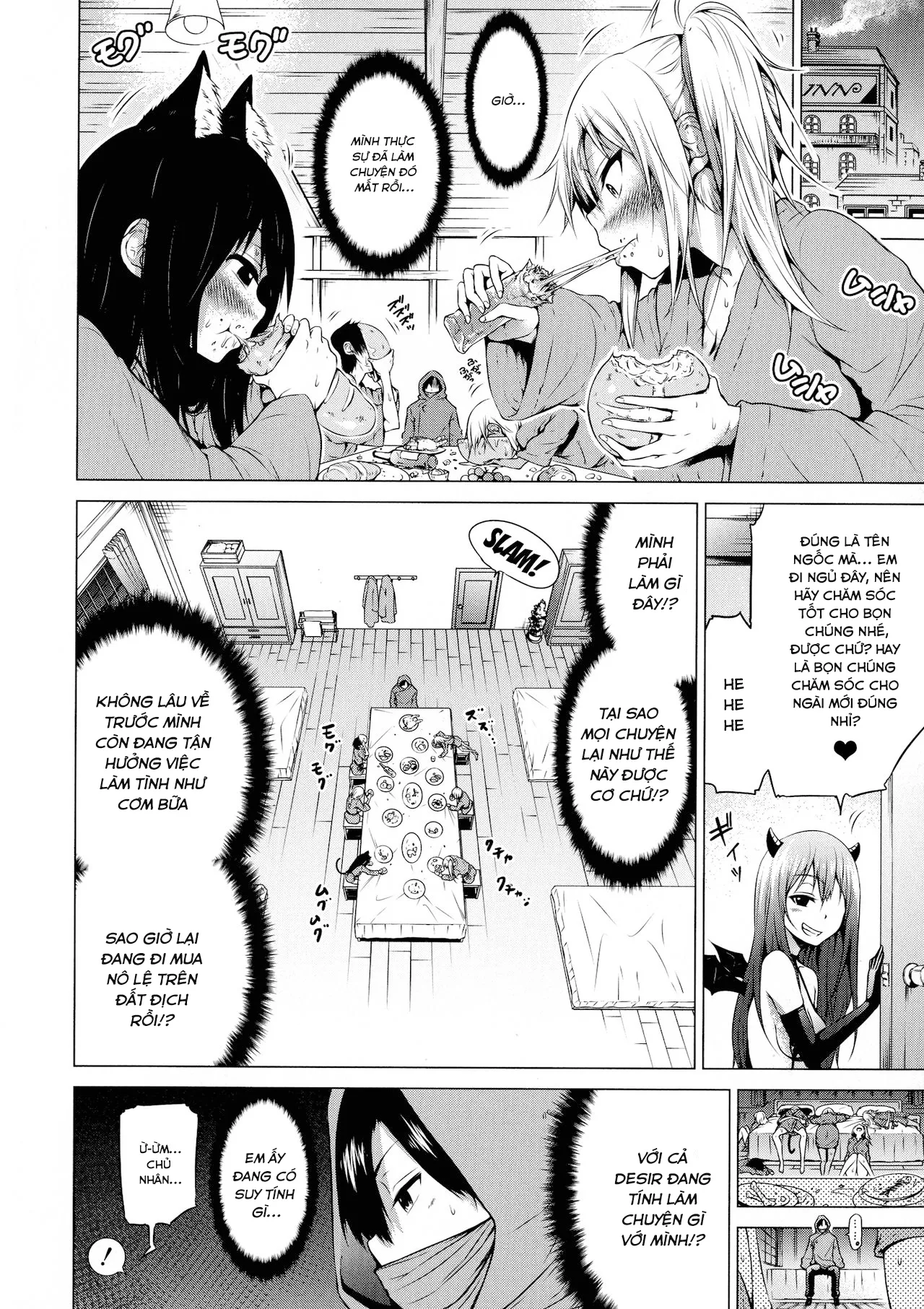 HentaiVN.net - Ảnh 8 - Isekai Harem Paradise [Thiên đường harem thế giới khác!; Otherworld Harem Paradise; 異世界ハーレムパラダイス♡] - (Ge) Chap 4