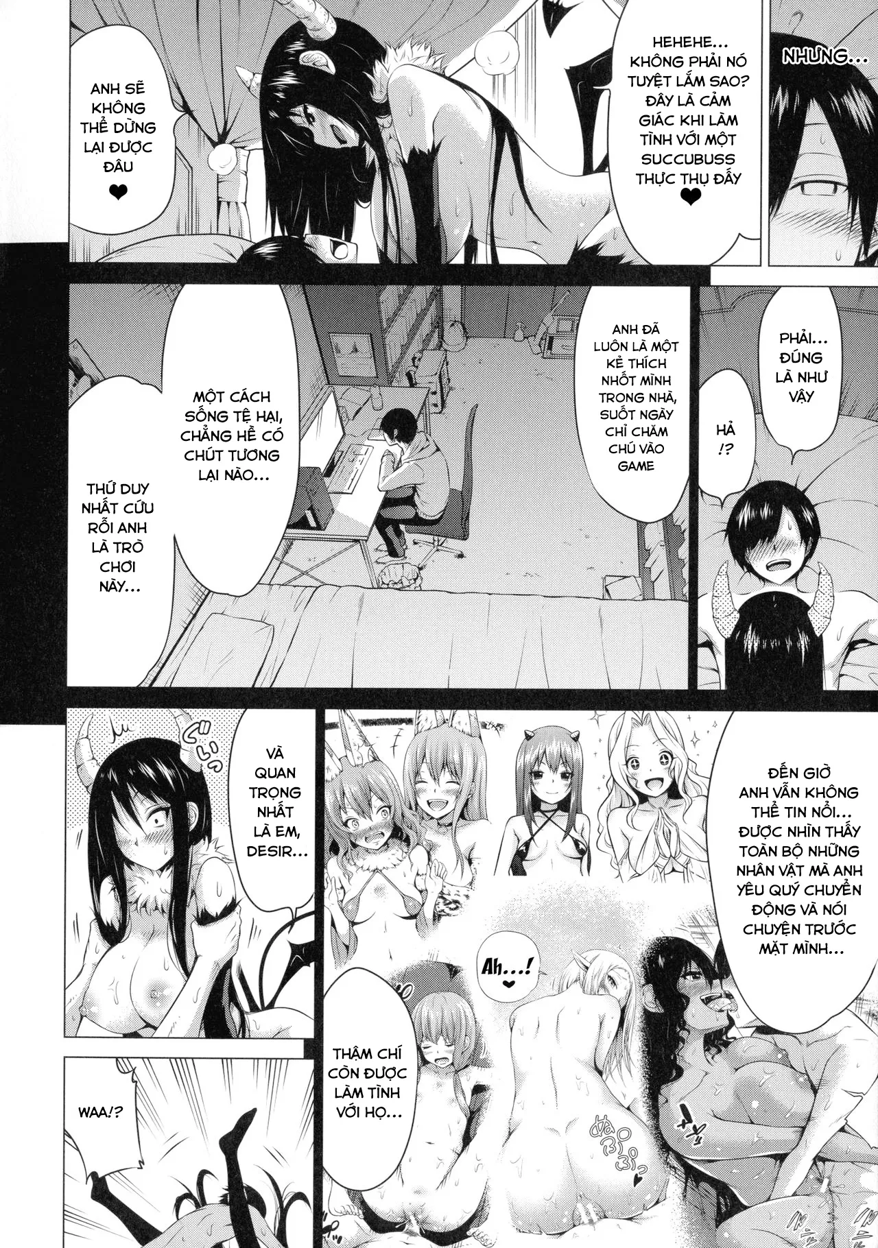 HentaiVN.net - Ảnh 20 - Isekai Harem Paradise [Thiên đường harem thế giới khác!; Otherworld Harem Paradise; 異世界ハーレムパラダイス♡] - (Ge) Chap 6 (end)