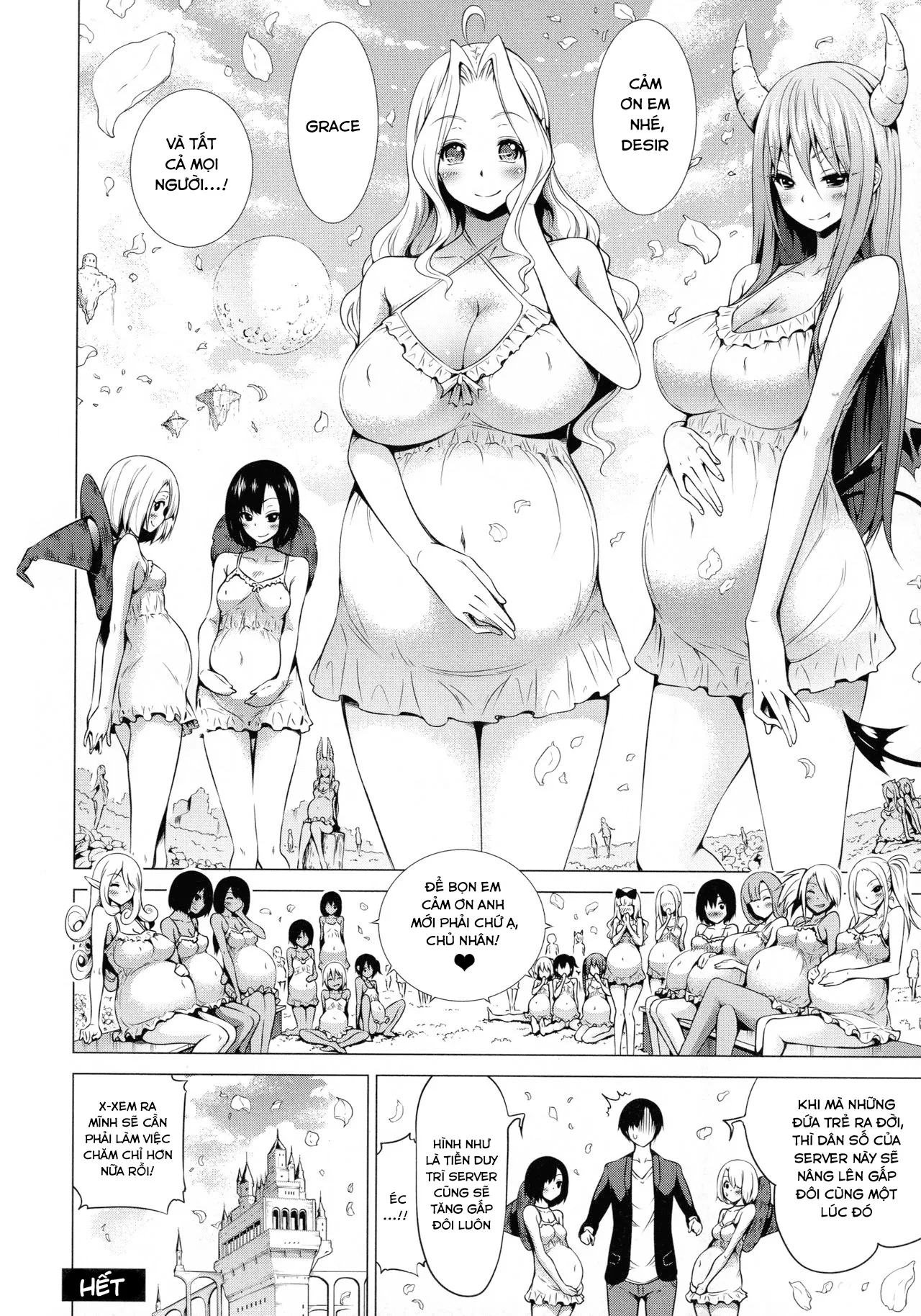 HentaiVN.net - Ảnh 31 - Isekai Harem Paradise [Thiên đường harem thế giới khác!; Otherworld Harem Paradise; 異世界ハーレムパラダイス♡] - (Ge) Chap 6 (end)