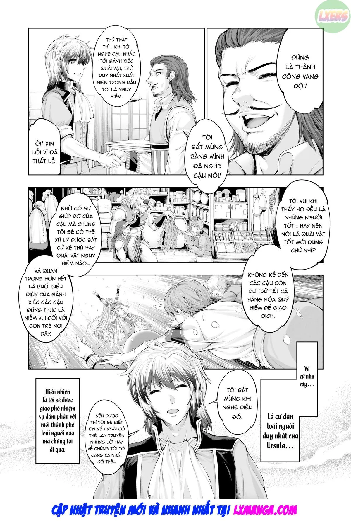HentaiVN.net - Ảnh 5 - Monster Girl Romantic Circus - Chap 2