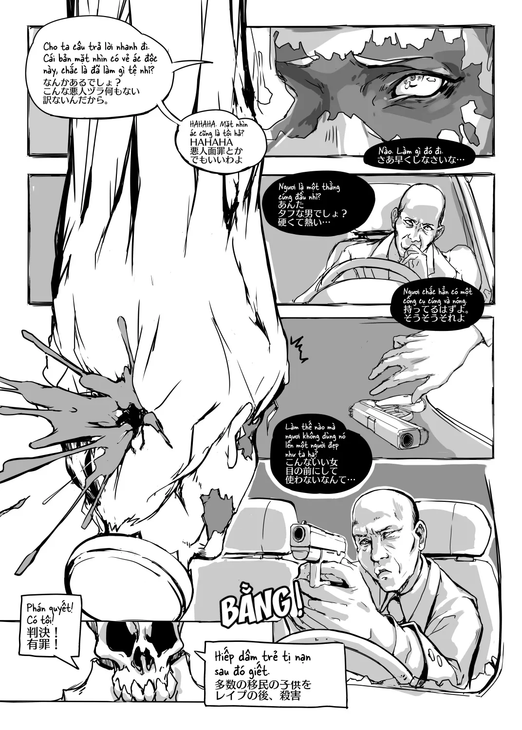 HentaiVN.net - Ảnh 12 - Ma Với Chả Cỏ [Fear and Scream] - Chap 2