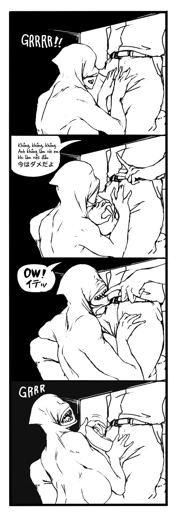 HentaiVN.net - Ảnh 18 - Ma Với Chả Cỏ [Fear and Scream] - Chap 2