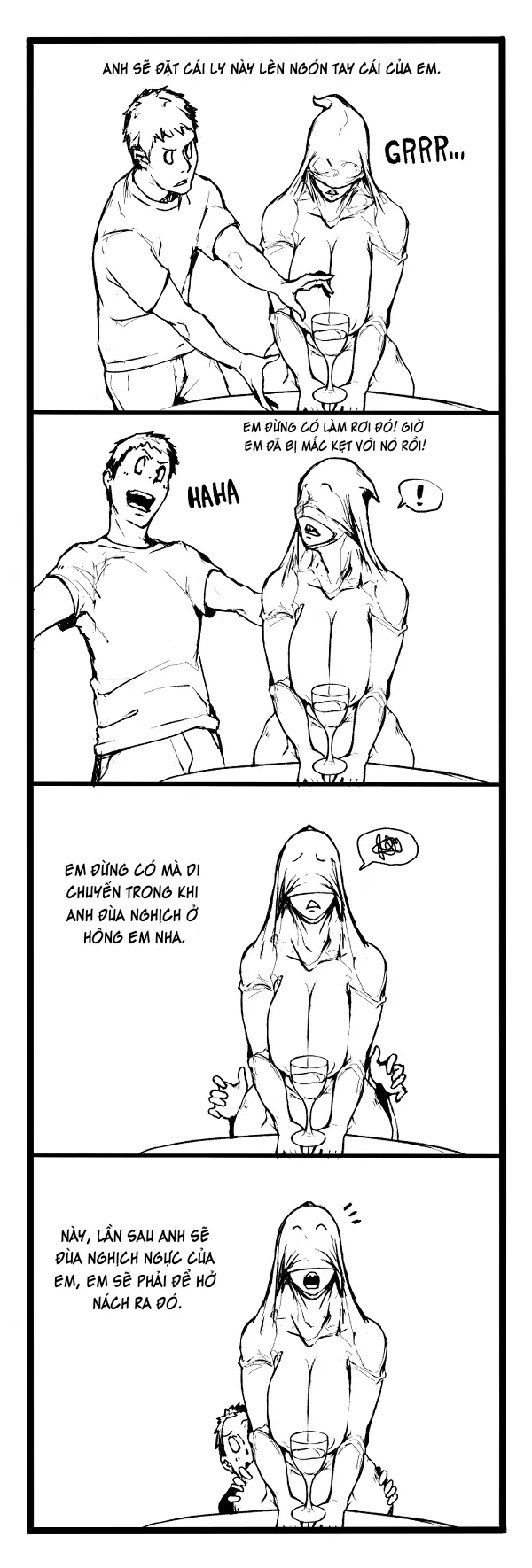 HentaiVN.net - Ảnh 6 - Ma Với Chả Cỏ [Fear and Scream] - Chap 4