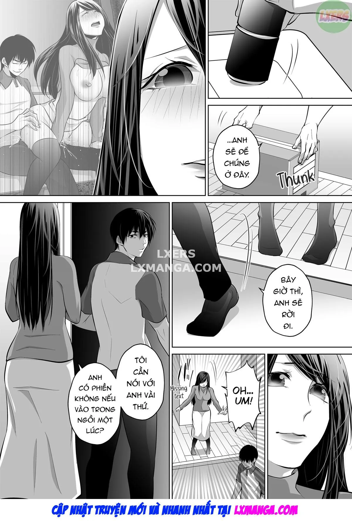 HentaiVN.net - Ảnh 58 - My Husband... Is Nothing Like This... Tonight [A Desperately Horny Housewife Discreetly Cheats Again] - Oneshot
