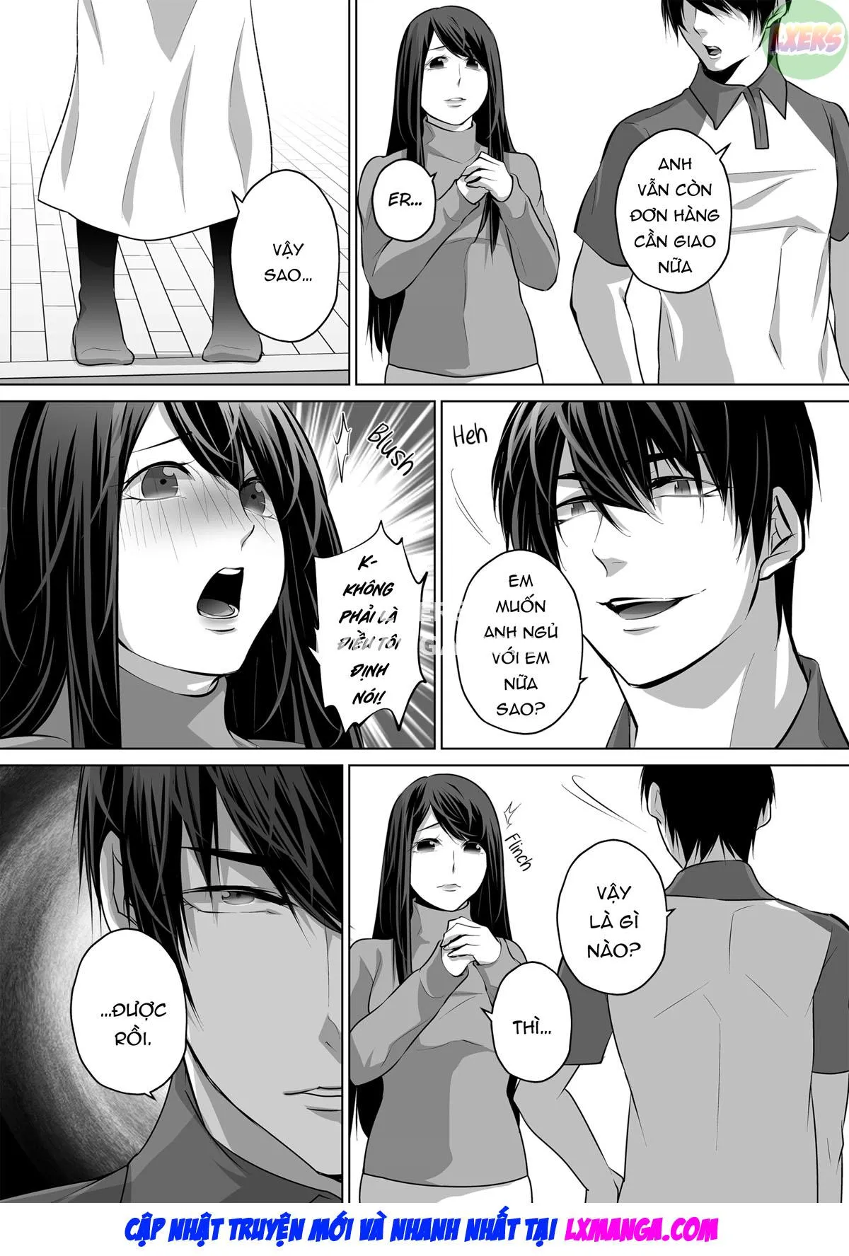 HentaiVN.net - Ảnh 59 - My Husband... Is Nothing Like This... Tonight [A Desperately Horny Housewife Discreetly Cheats Again] - Oneshot