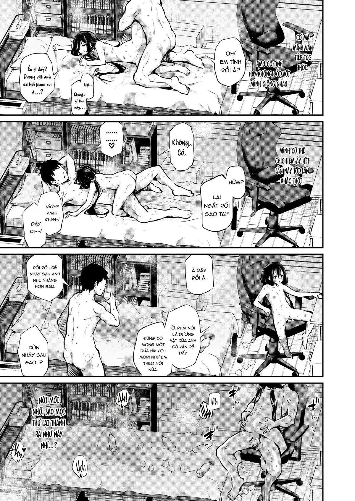 HentaiVN.net - Ảnh 23 - Bạn thuở nhỏ của tôi là một Hikikomori! - Oneshot nứng