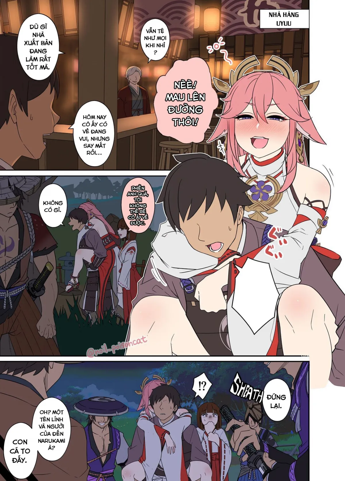 HentaiVN.net - Ảnh 5 - Deisui Shita Yae Miko ni Warui Koto o Suru Hanashi (Genshin Impact) [The Story of the Bad Things I Did To A Drunk Yae Miko] - Oneshot