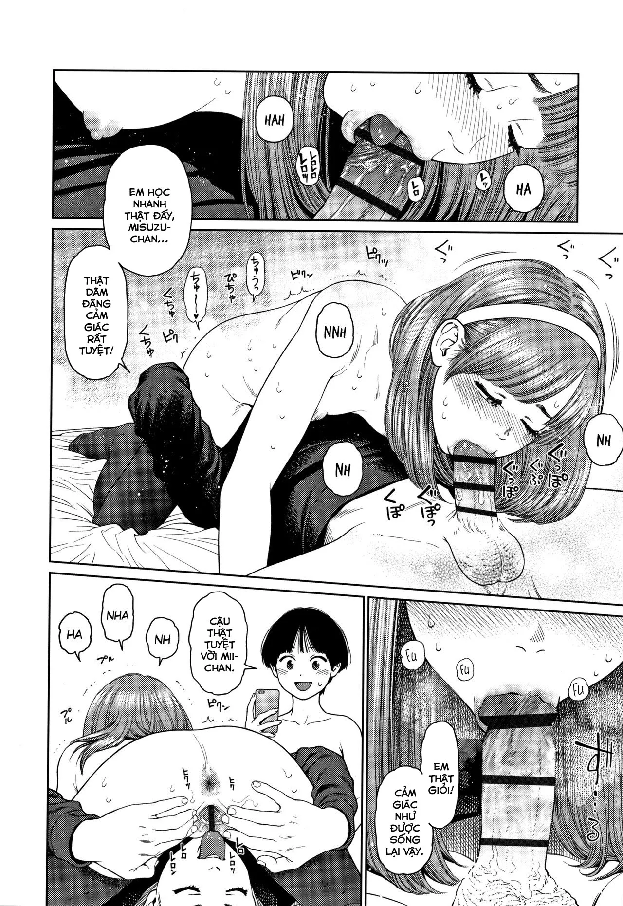 HentaiVN.net - Ảnh 15 - Chuyên gia tư vấn tâm lý cho gái nứng lồn [The Girllove Diary] - Chap 4: ThreeSome