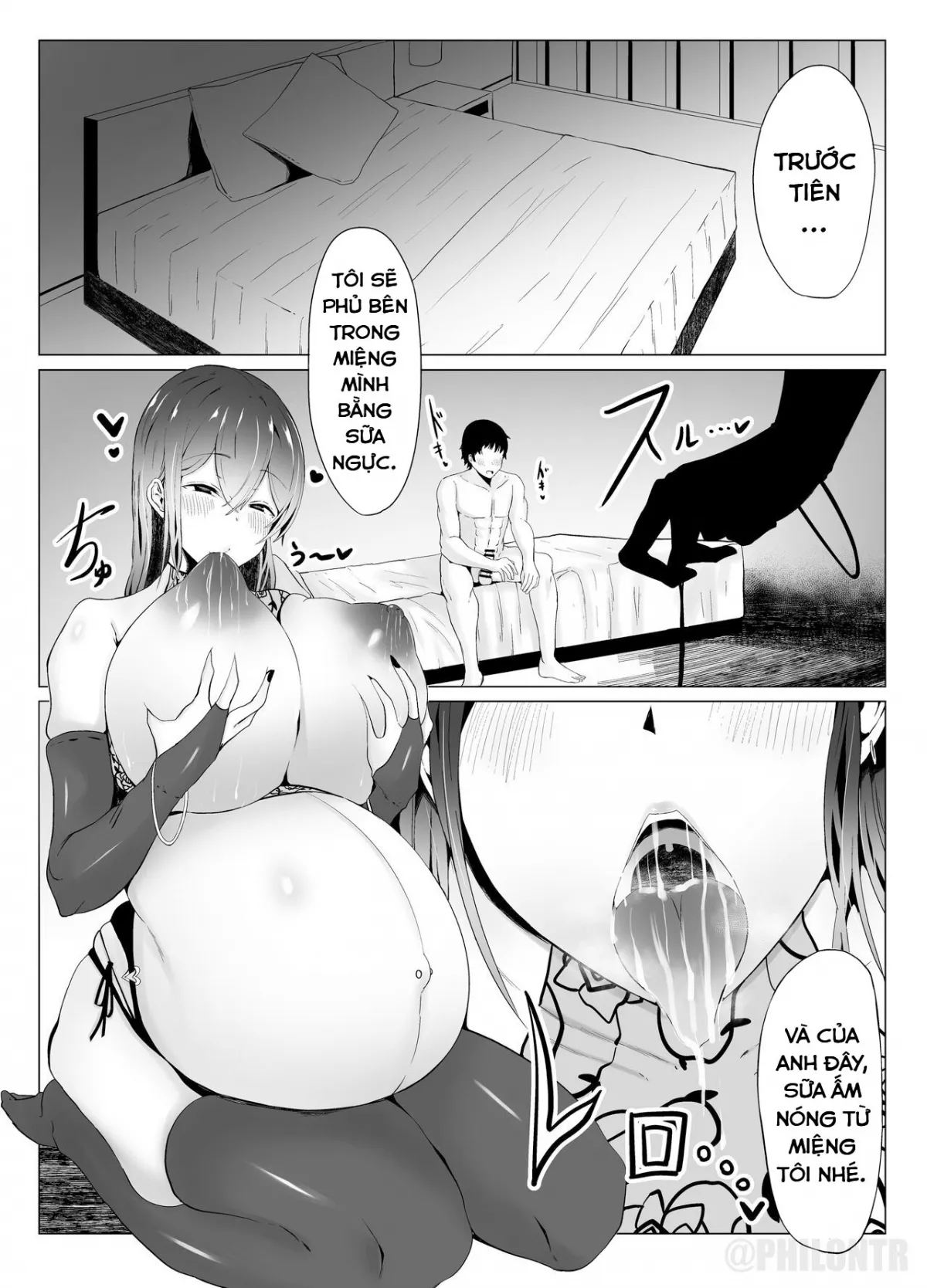 HentaiVN.net - Ảnh 10 - Botebara Shoufu Club [Preggo Belly Whore Club] - Oneshot