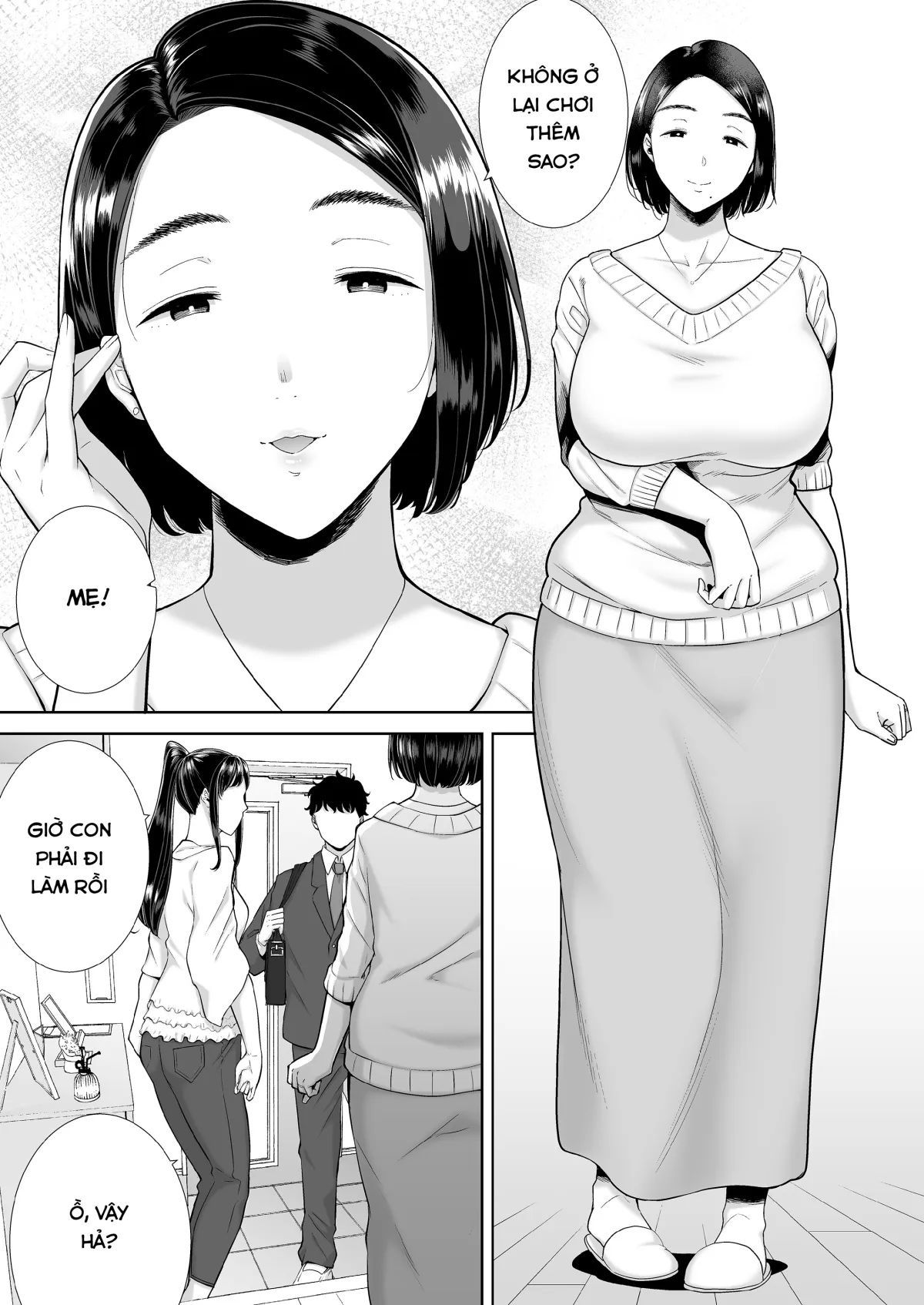 HentaiVN.net - Ảnh 3 - Bị mẹ bạn gái thịt - Chap 1