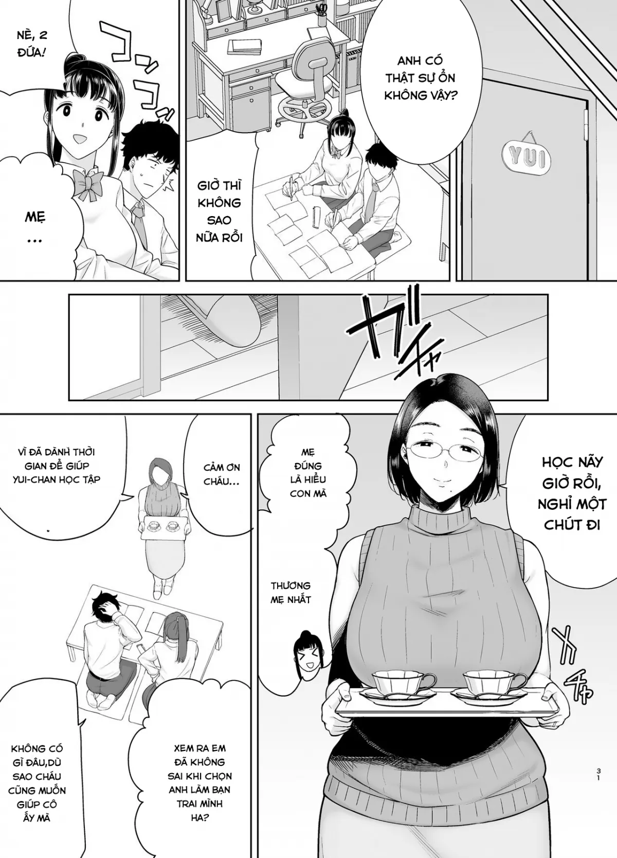 HentaiVN.net - Ảnh 29 - Bị mẹ bạn gái thịt - Chap 2