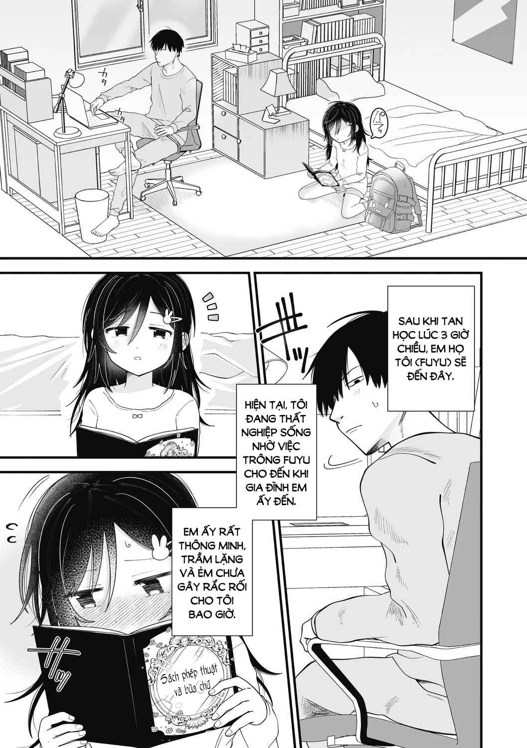 HentaiVN.net - Ảnh 3 - Charming Charm [Bé loli dụ dỗ người nhớn need correction!] - Oneshot
