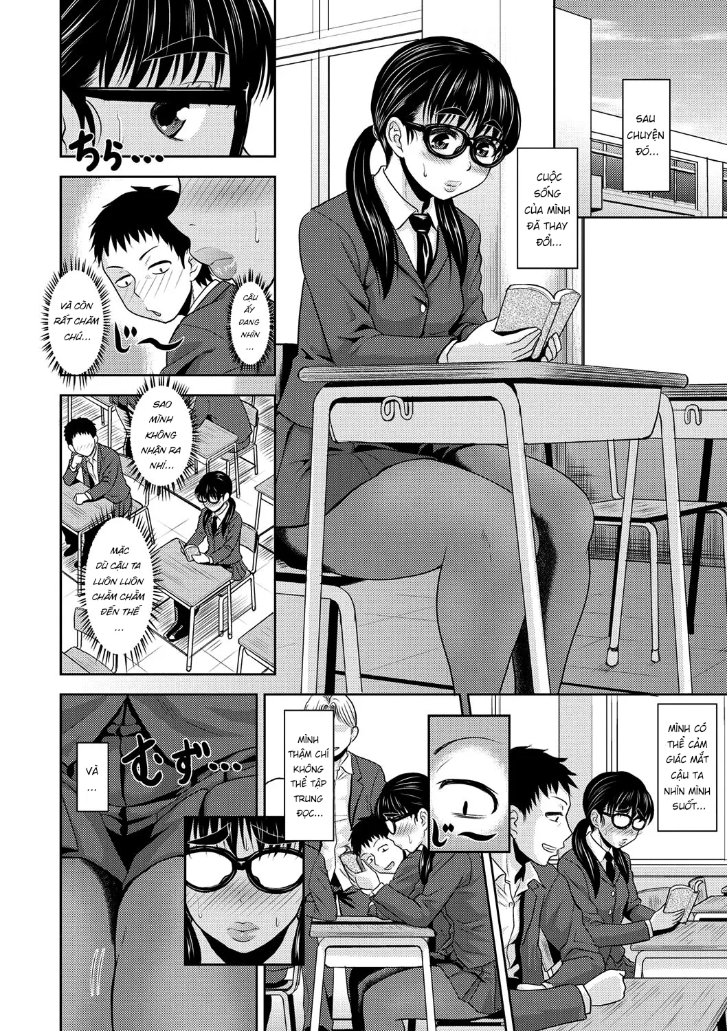 HentaiVN.net - Ảnh 14 - Nikkanteki Kuro Stocking Seikatsu [Sensual Black Stockings Life] - Chap 1