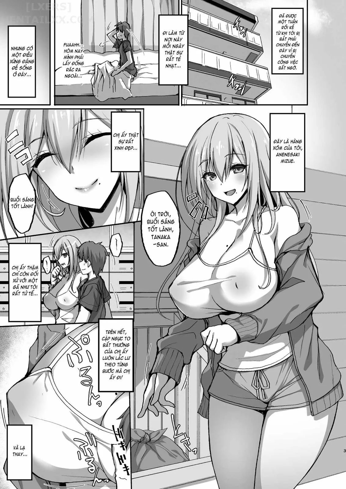 HentaiVN.net - Ảnh 7 - Ecchi Na Onee-San Wa, Suki Desu Ka? [Do You Like Lewd Onee-San's?] - Chap 1 - Có che