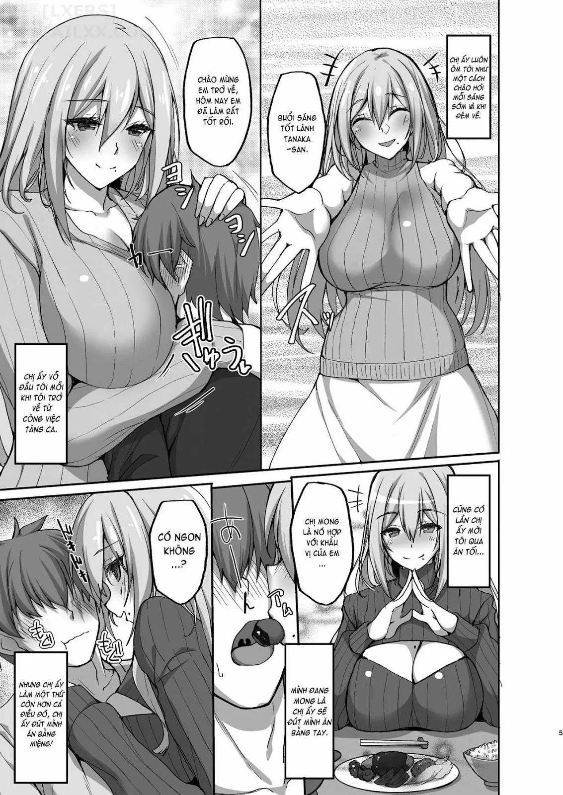 HentaiVN.net - Ảnh 9 - Ecchi Na Onee-San Wa, Suki Desu Ka? [Do You Like Lewd Onee-San's?] - Chap 1 - Có che