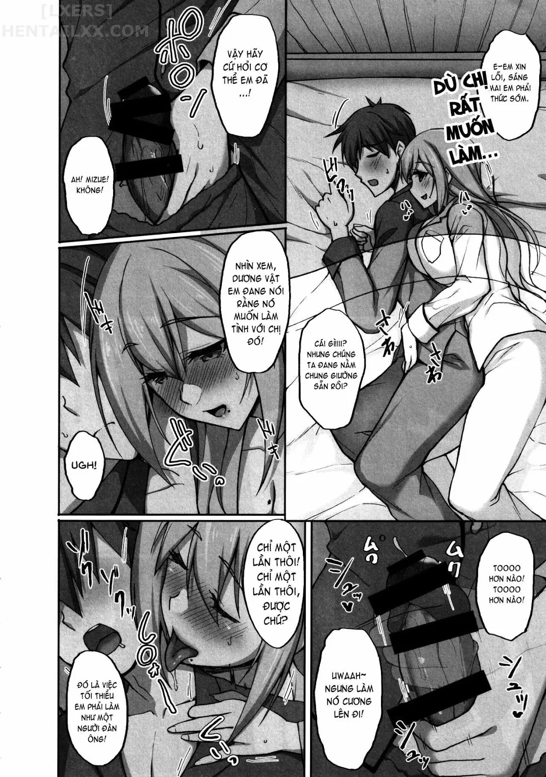 HentaiVN.net - Ảnh 10 - Ecchi Na Onee-San Wa, Suki Desu Ka? [Do You Like Lewd Onee-San's?] - Chap 2 - Có che | [END]