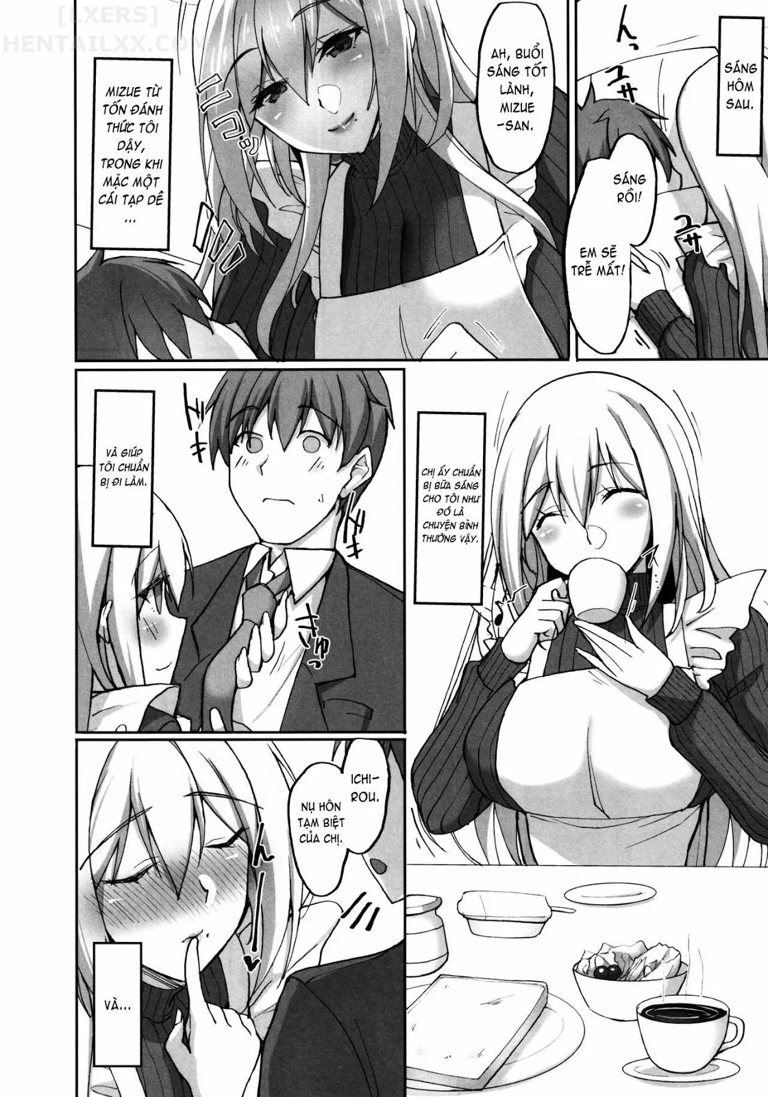 HentaiVN.net - Ảnh 16 - Ecchi Na Onee-San Wa, Suki Desu Ka? [Do You Like Lewd Onee-San's?] - Chap 2 - Có che | [END]