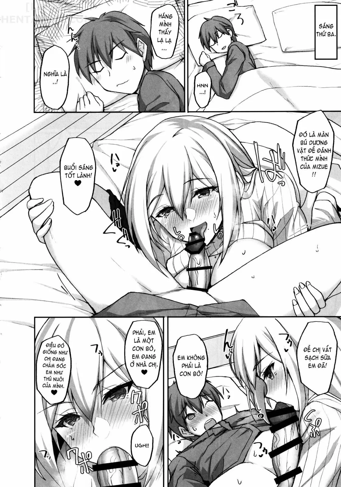 HentaiVN.net - Ảnh 20 - Ecchi Na Onee-San Wa, Suki Desu Ka? [Do You Like Lewd Onee-San's?] - Chap 2 - Có che | [END]