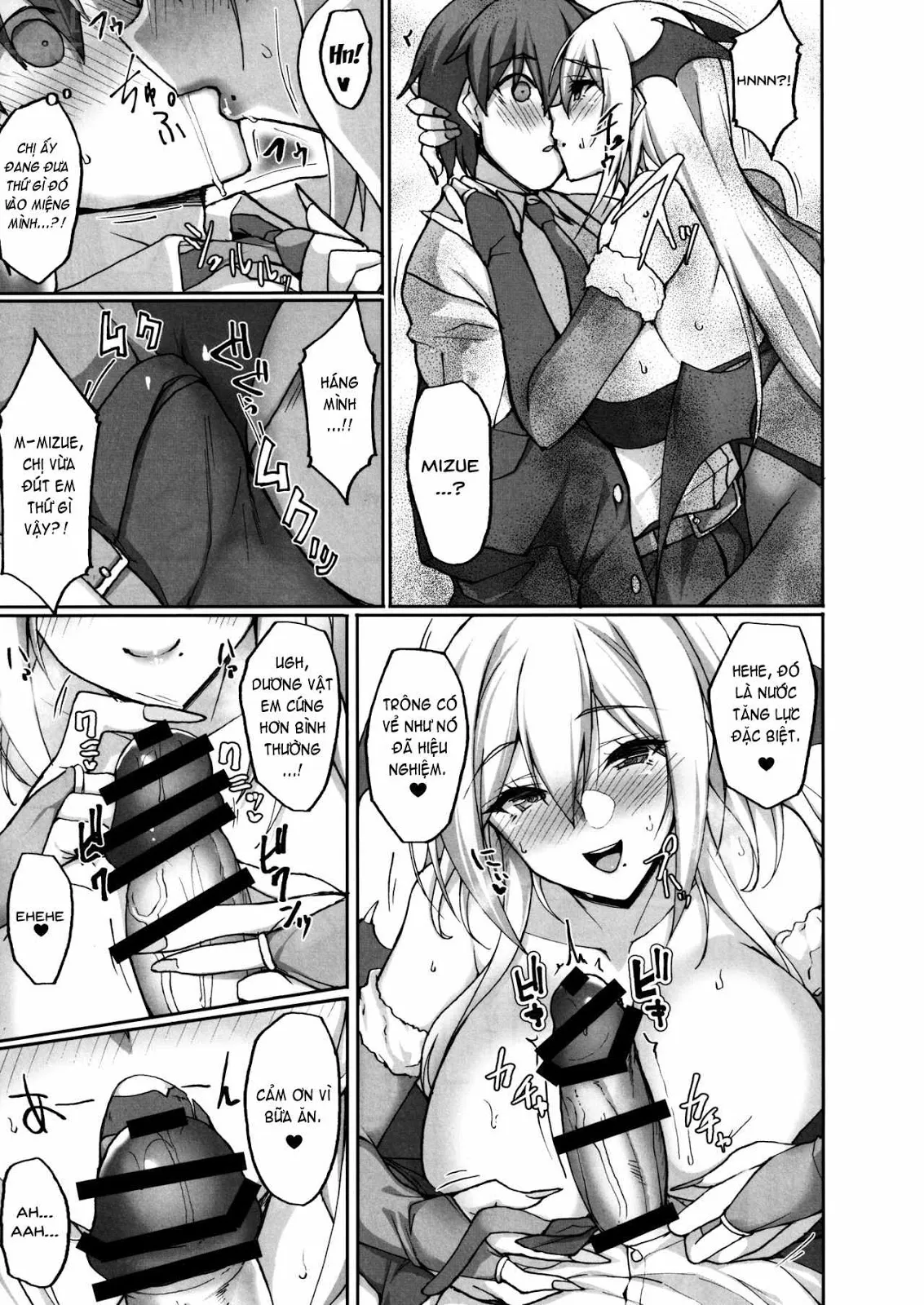 HentaiVN.net - Ảnh 25 - Ecchi Na Onee-San Wa, Suki Desu Ka? [Do You Like Lewd Onee-San's?] - Chap 2 - Có che | [END]
