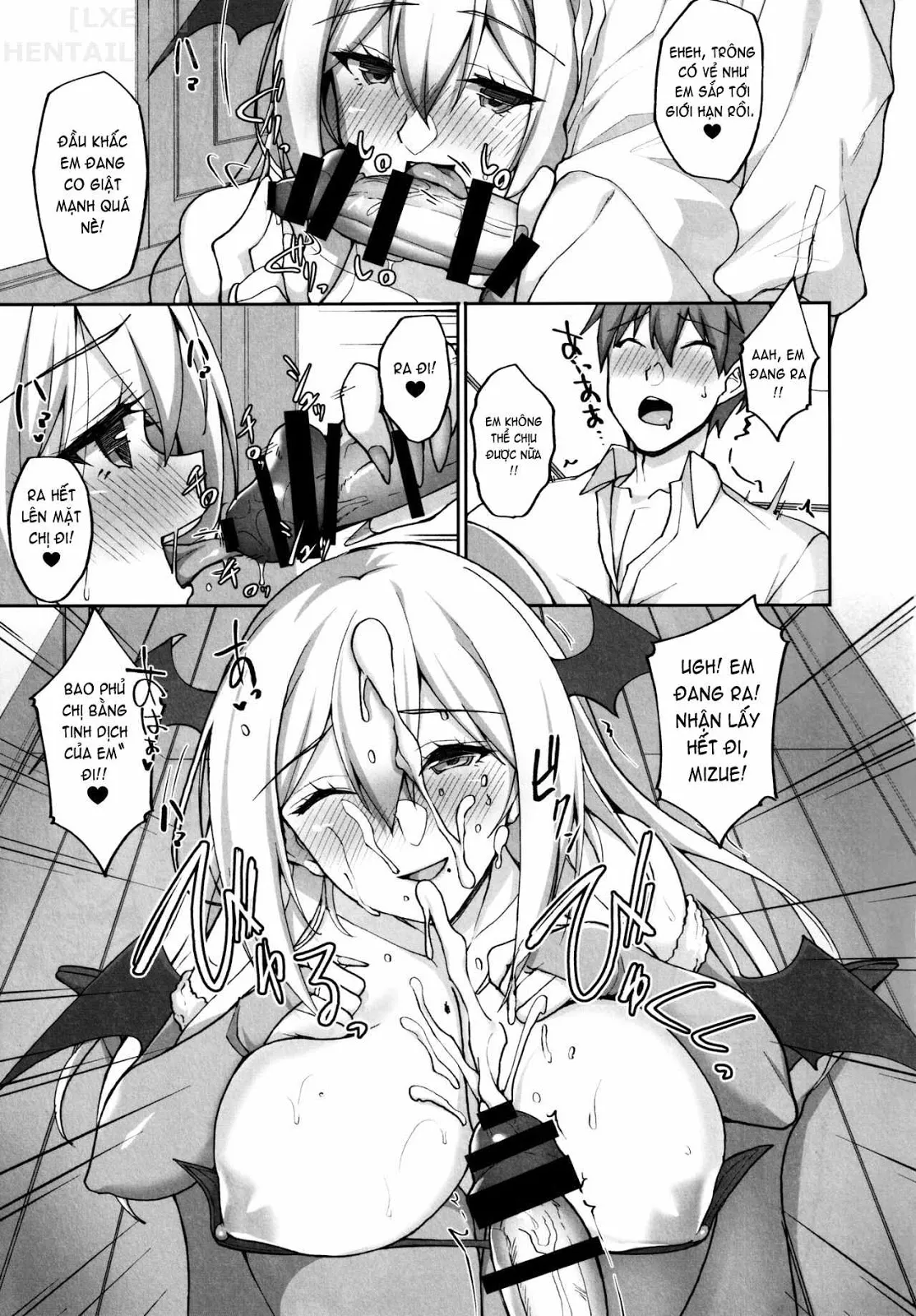 HentaiVN.net - Ảnh 27 - Ecchi Na Onee-San Wa, Suki Desu Ka? [Do You Like Lewd Onee-San's?] - Chap 2 - Có che | [END]