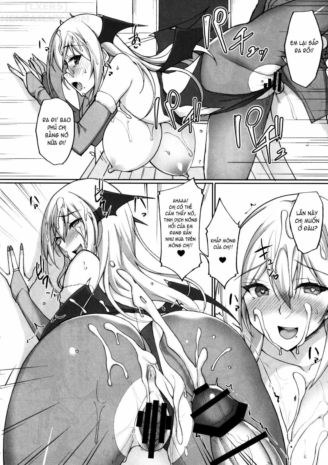 HentaiVN.net - Ảnh 30 - Ecchi Na Onee-San Wa, Suki Desu Ka? [Do You Like Lewd Onee-San's?] - Chap 2 - Có che | [END]