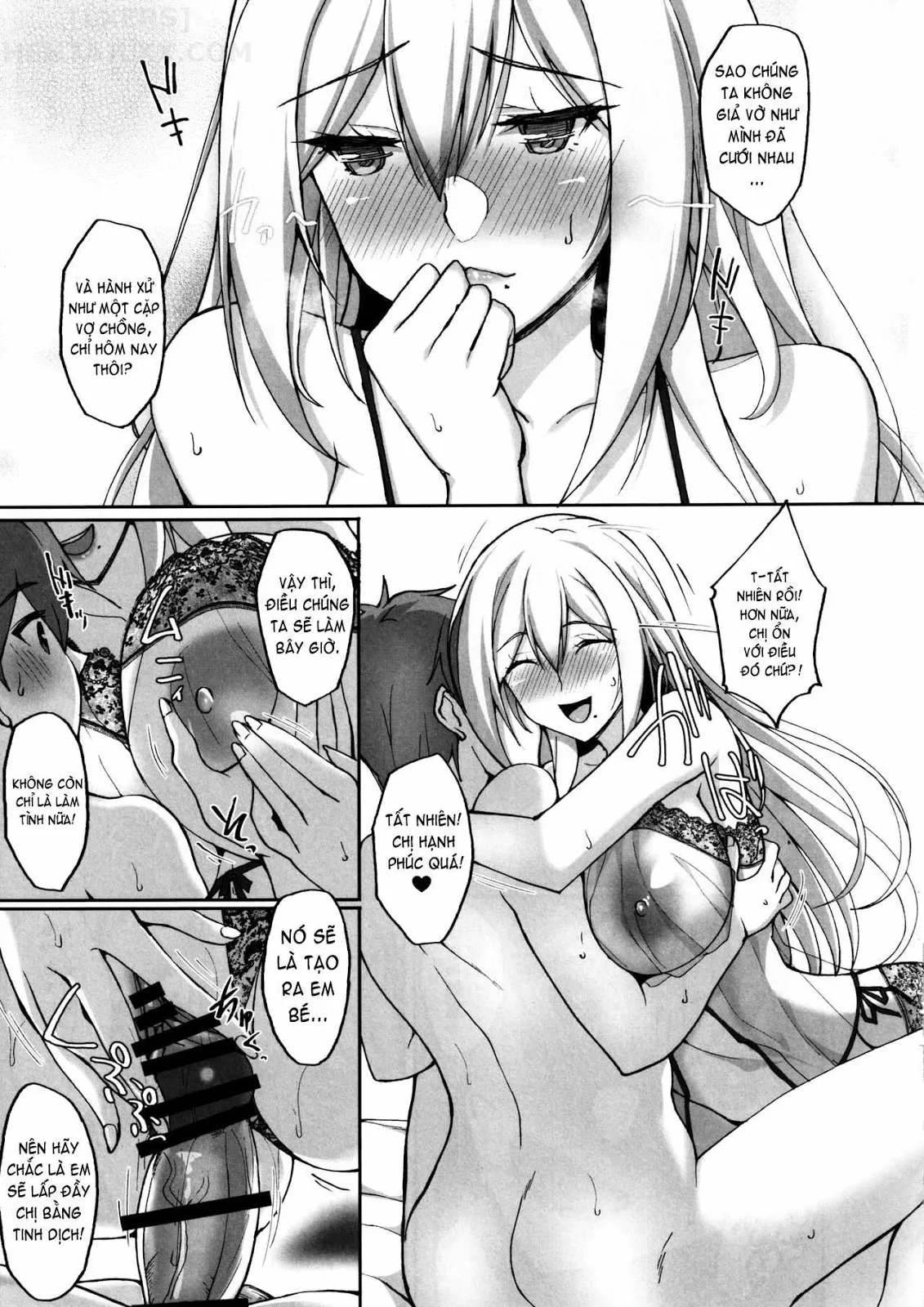 HentaiVN.net - Ảnh 37 - Ecchi Na Onee-San Wa, Suki Desu Ka? [Do You Like Lewd Onee-San's?] - Chap 2 - Có che | [END]