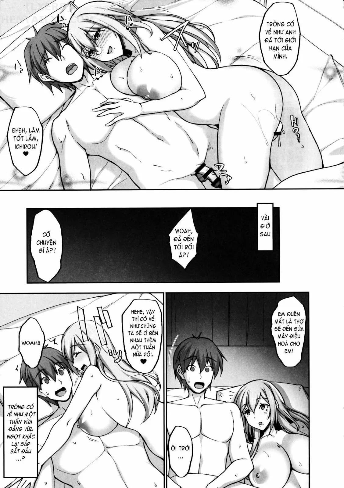 HentaiVN.net - Ảnh 49 - Ecchi Na Onee-San Wa, Suki Desu Ka? [Do You Like Lewd Onee-San's?] - Chap 2 - Có che | [END]