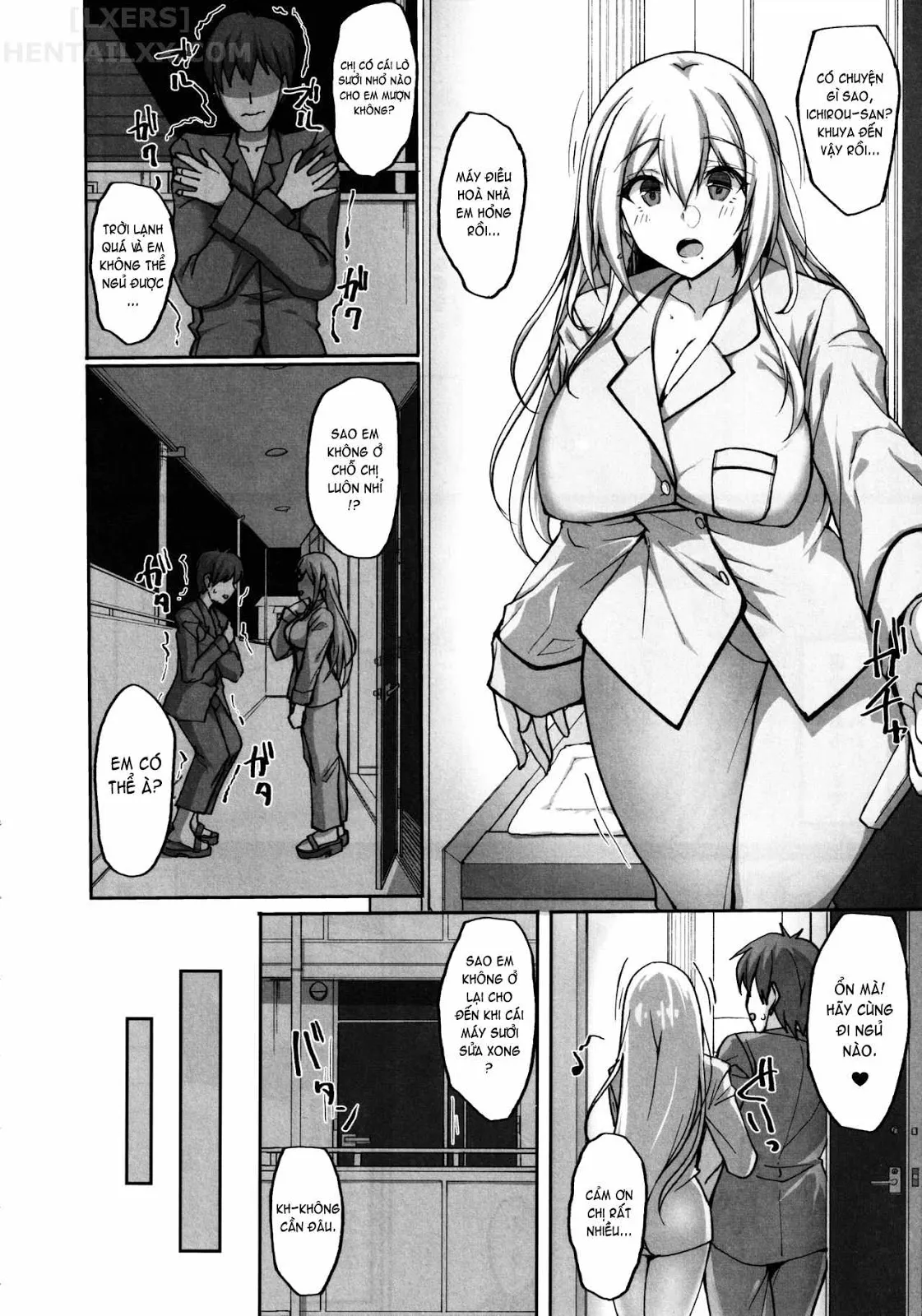HentaiVN.net - Ảnh 8 - Ecchi Na Onee-San Wa, Suki Desu Ka? [Do You Like Lewd Onee-San's?] - Chap 2 - Có che | [END]