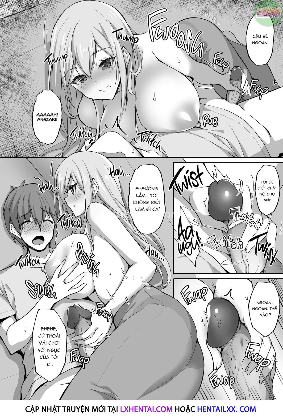HentaiVN.net - Ảnh 11 - Ecchi Na Onee-San Wa, Suki Desu Ka? [Do You Like Lewd Onee-San's?] - Chap 1 - Không che