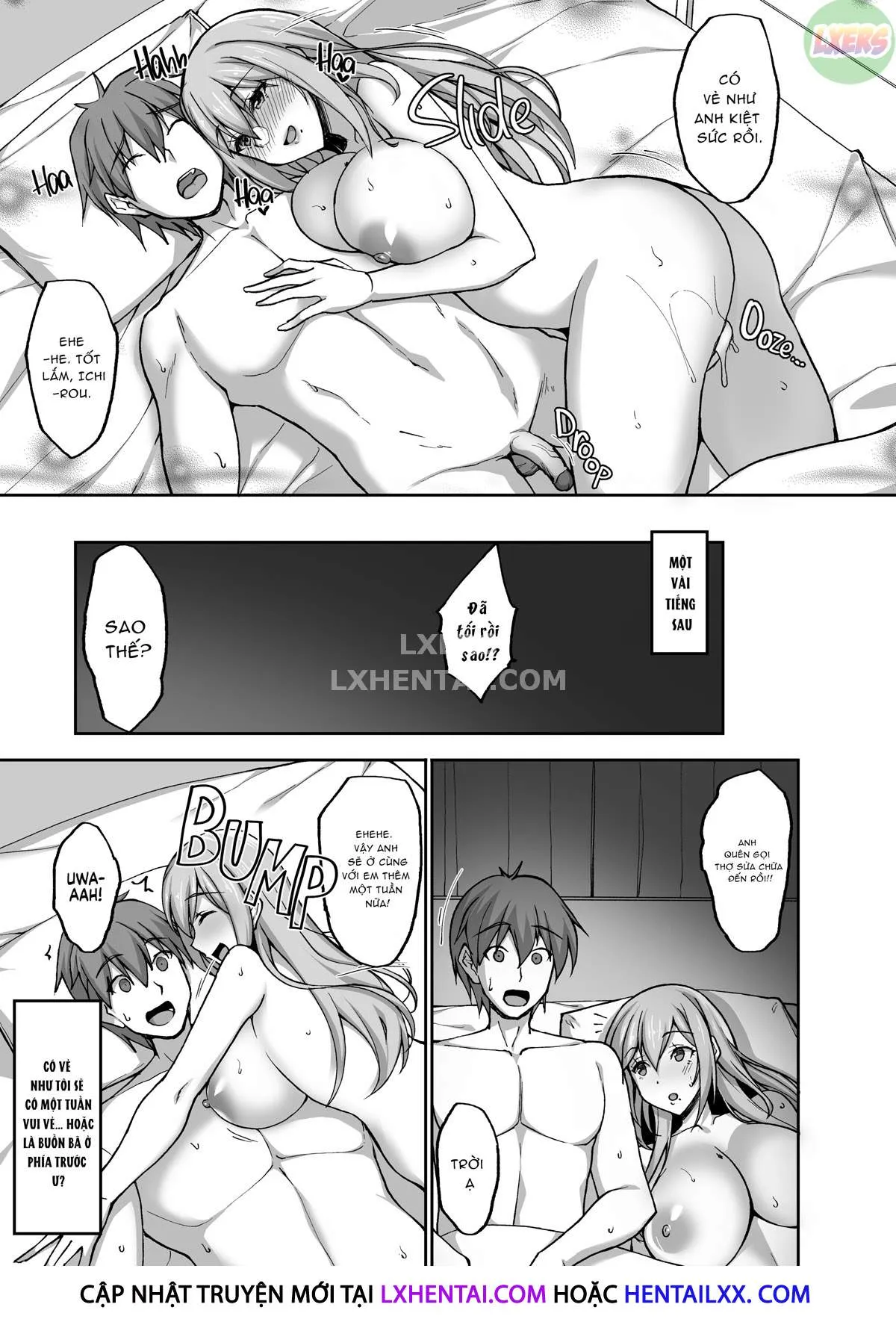 HentaiVN.net - Ảnh 41 - Ecchi Na Onee-San Wa, Suki Desu Ka? [Do You Like Lewd Onee-San's?] - Chap 2 - Không che