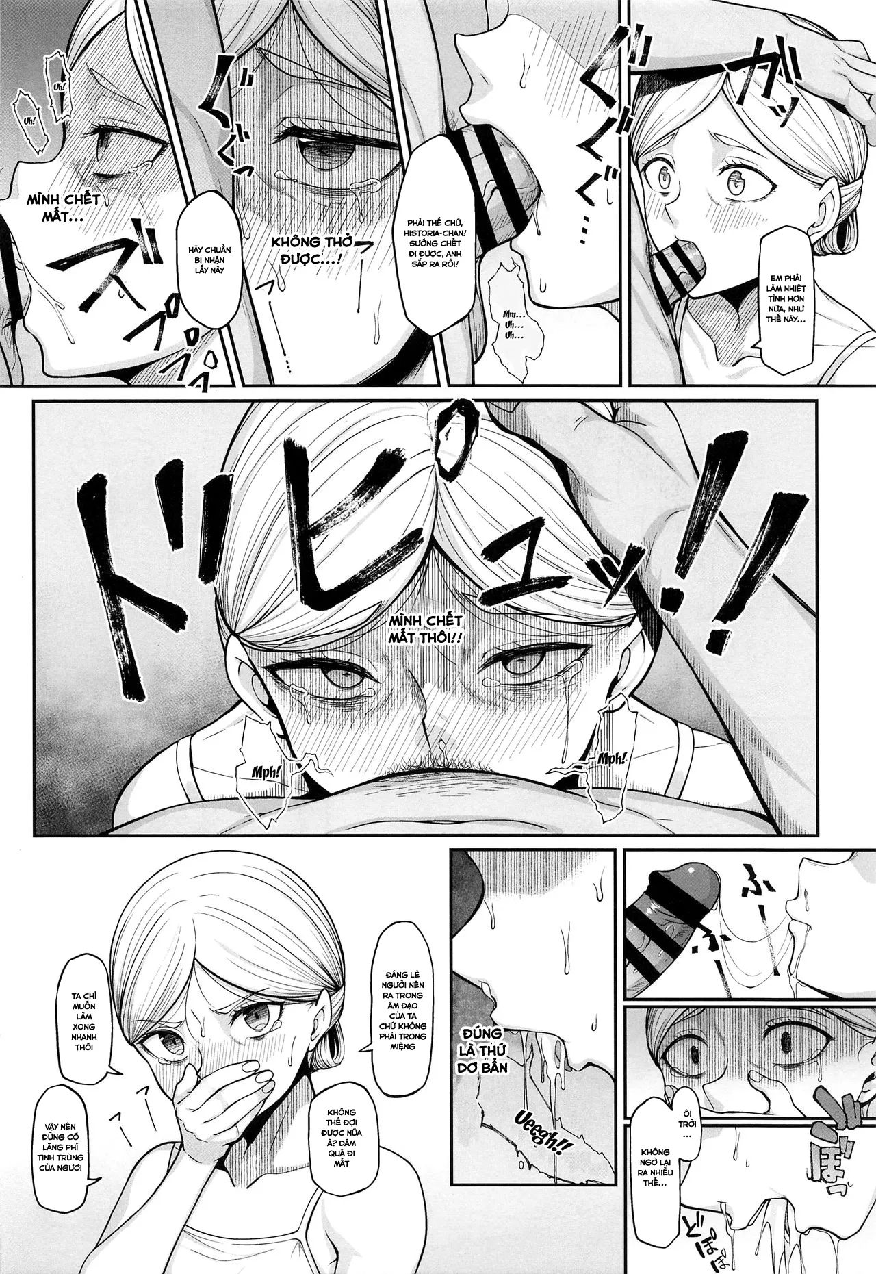 HentaiVN.net - Ảnh 8 - Kairaku Ochi shita Botebara Joou Historia (Shingeki no Kyojin) - Oneshot