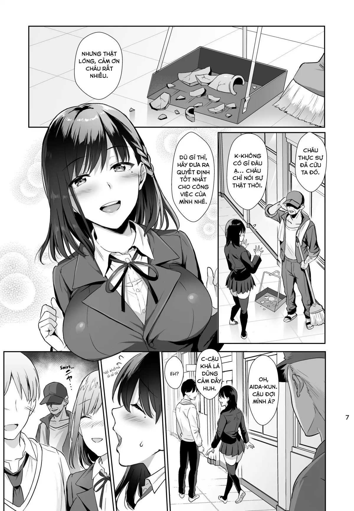 HentaiVN.net - Ảnh 7 - Toshoshitsu no Kanojo [Seiso na Kimi ga Ochiru made ; 図書室ノ彼女～清楚ナ君ガ堕チルマデ] - Ch.1