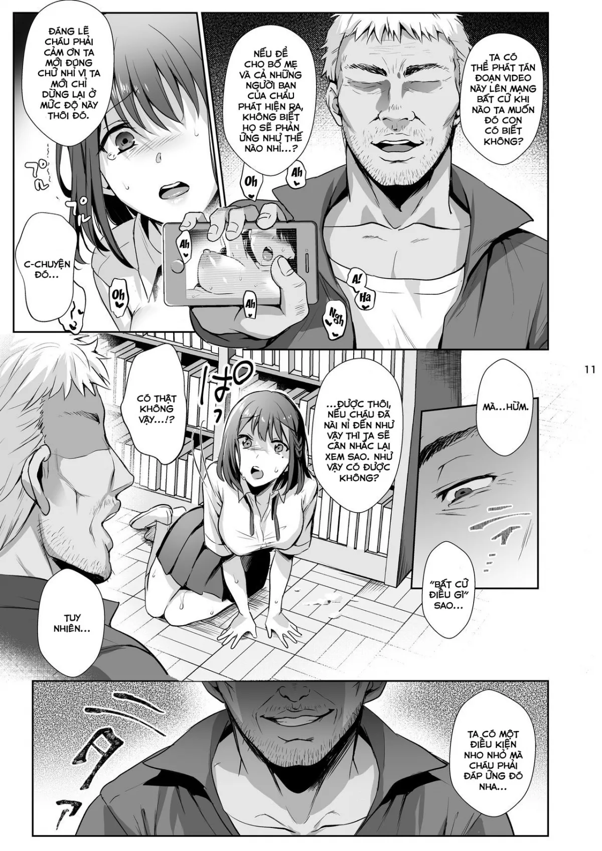 HentaiVN.net - Ảnh 14 - Toshoshitsu no Kanojo [Seiso na Kimi ga Ochiru made ; 図書室ノ彼女～清楚ナ君ガ堕チルマデ] - Ch.2: Chưa end