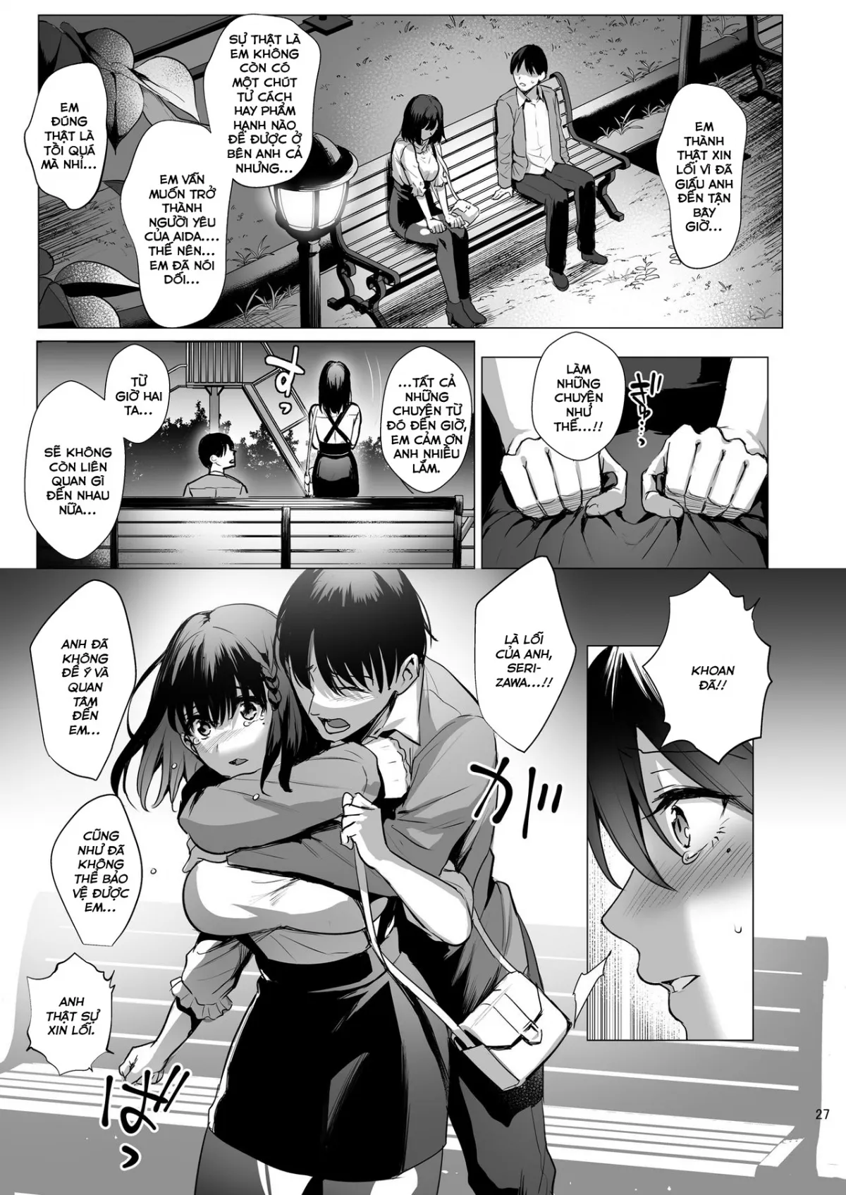 HentaiVN.net - Ảnh 30 - Toshoshitsu no Kanojo [Seiso na Kimi ga Ochiru made ; 図書室ノ彼女～清楚ナ君ガ堕チルマデ] - Ch.3 và còn nữa