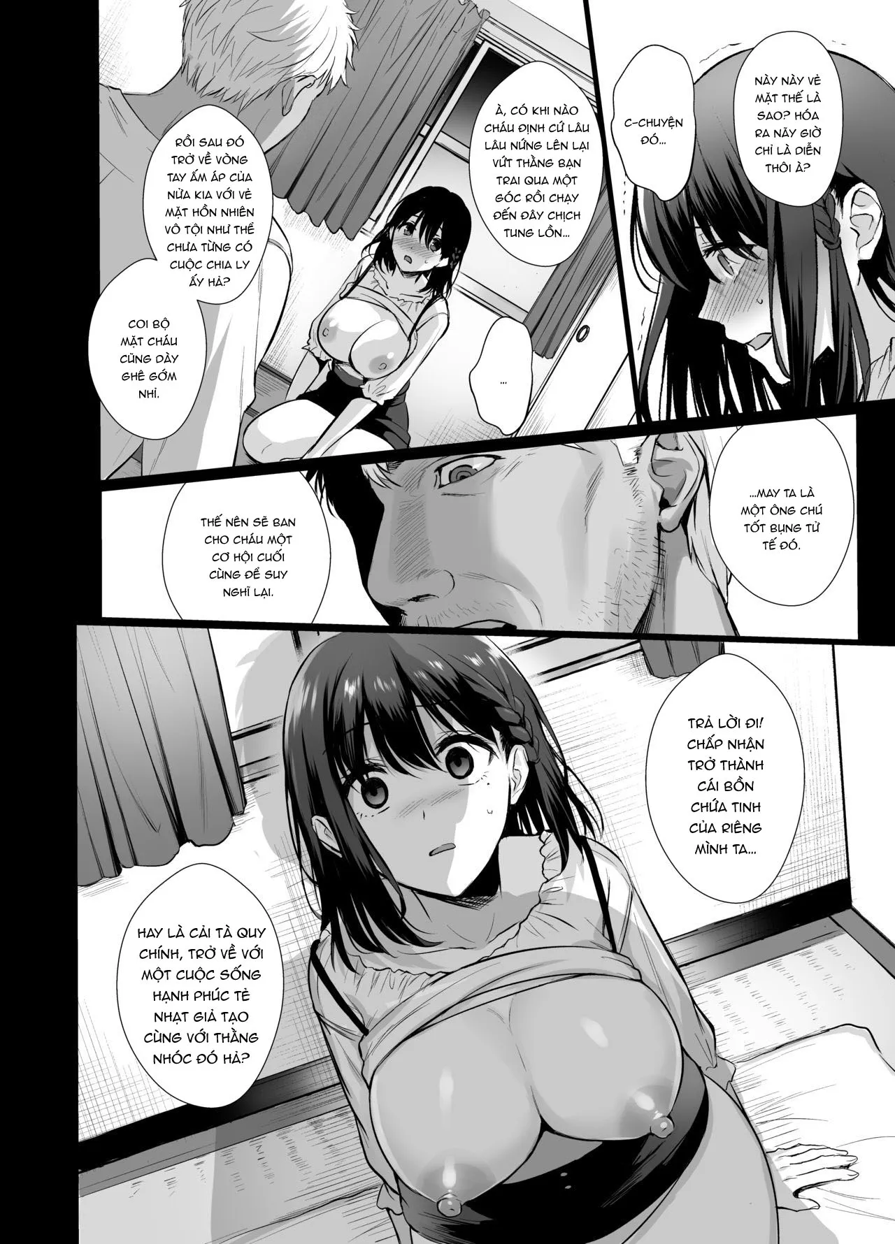 HentaiVN.net - Ảnh 13 - Toshoshitsu no Kanojo [Seiso na Kimi ga Ochiru made ; 図書室ノ彼女～清楚ナ君ガ堕チルマデ] - Ch.4: Tôi phải ôn thi ĐH đây ae ạ : [ [ !
