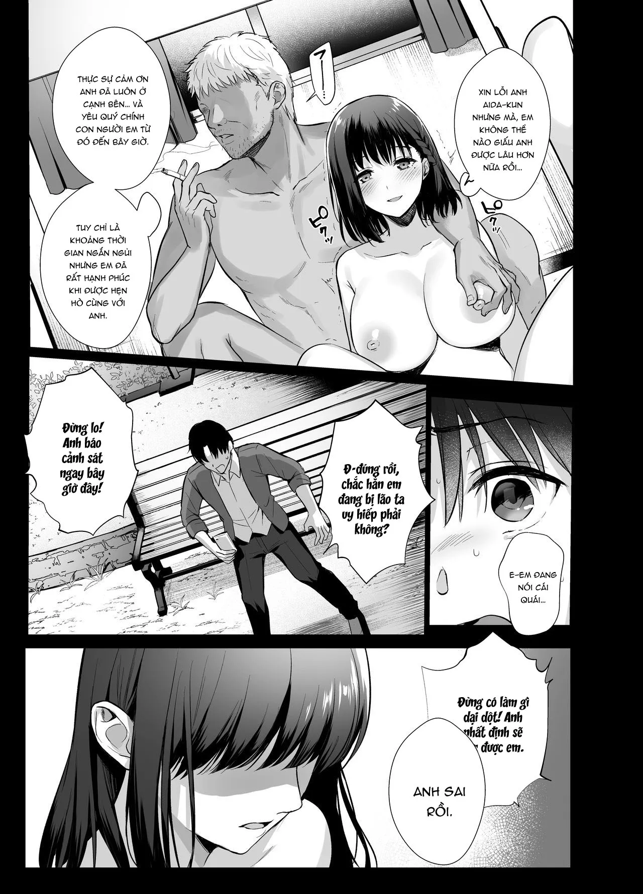 HentaiVN.net - Ảnh 16 - Toshoshitsu no Kanojo [Seiso na Kimi ga Ochiru made ; 図書室ノ彼女～清楚ナ君ガ堕チルマデ] - Ch.4: Tôi phải ôn thi ĐH đây ae ạ : [ [ !