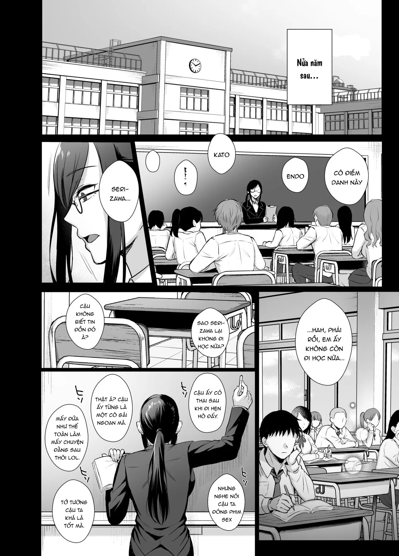 HentaiVN.net - Ảnh 29 - Toshoshitsu no Kanojo [Seiso na Kimi ga Ochiru made ; 図書室ノ彼女～清楚ナ君ガ堕チルマデ] - Ch.4: Tôi phải ôn thi ĐH đây ae ạ : [ [ !