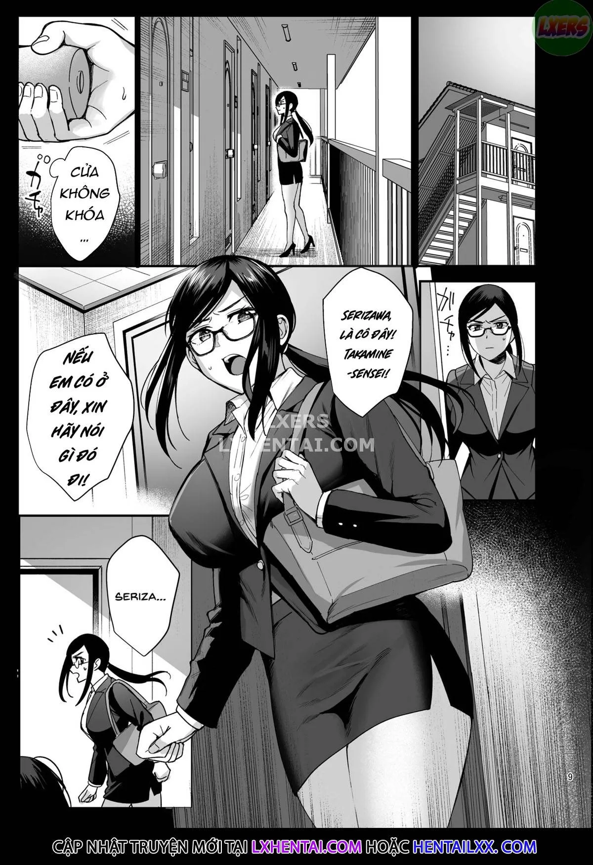 HentaiVN.net - Ảnh 14 - Toshoshitsu no Kanojo [Seiso na Kimi ga Ochiru made ; 図書室ノ彼女～清楚ナ君ガ堕チルマデ] - Chap 5 ~Onna Kyoushi ga Ochiru made