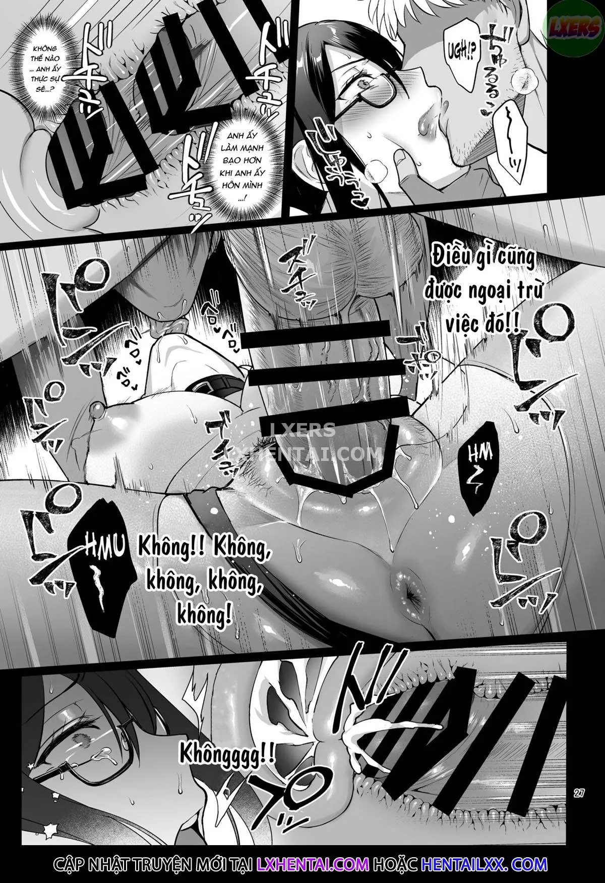 HentaiVN.net - Ảnh 32 - Toshoshitsu no Kanojo [Seiso na Kimi ga Ochiru made ; 図書室ノ彼女～清楚ナ君ガ堕チルマデ] - Chap 5 ~Onna Kyoushi ga Ochiru made