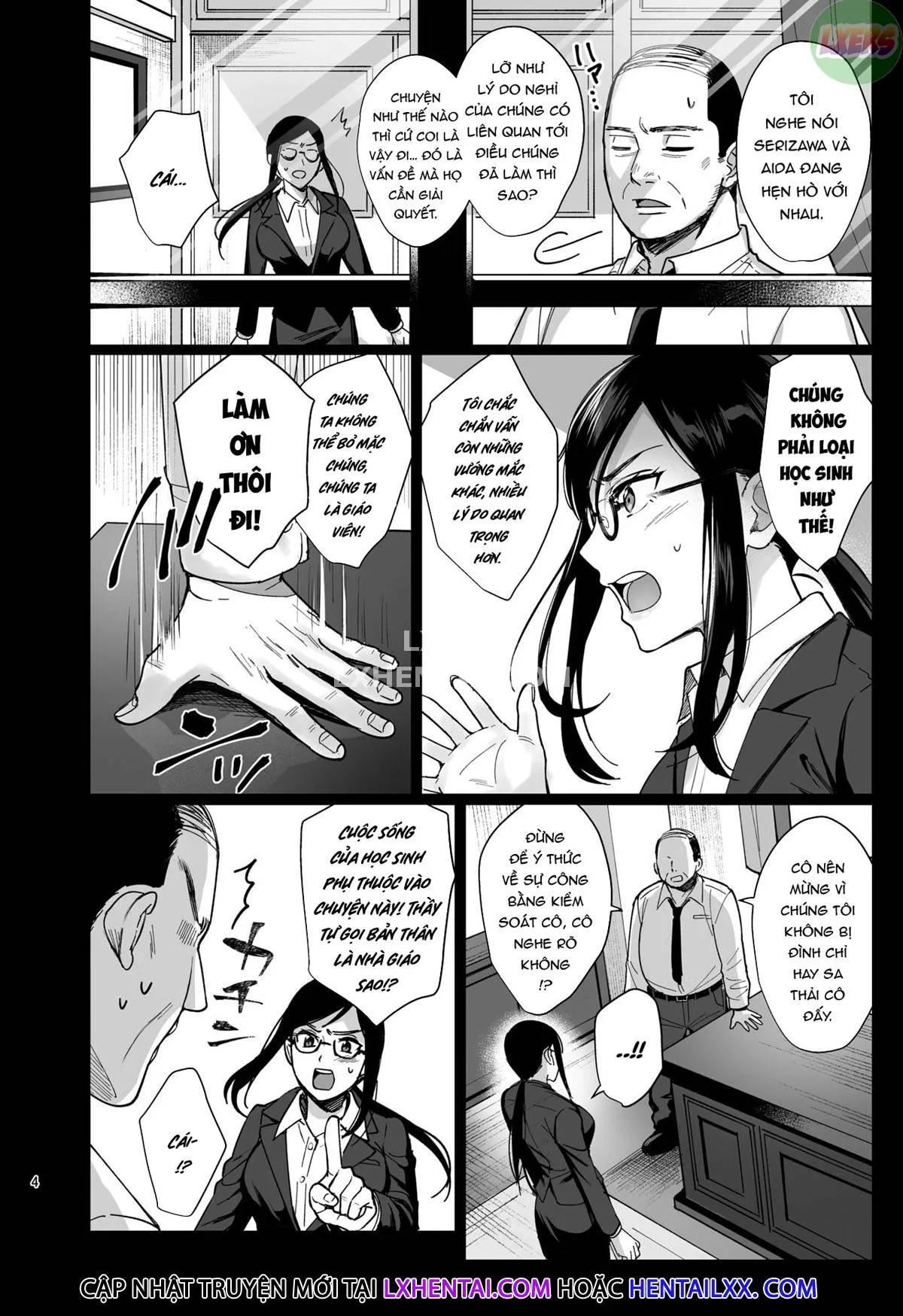 HentaiVN.net - Ảnh 9 - Toshoshitsu no Kanojo [Seiso na Kimi ga Ochiru made ; 図書室ノ彼女～清楚ナ君ガ堕チルマデ] - Chap 5 ~Onna Kyoushi ga Ochiru made