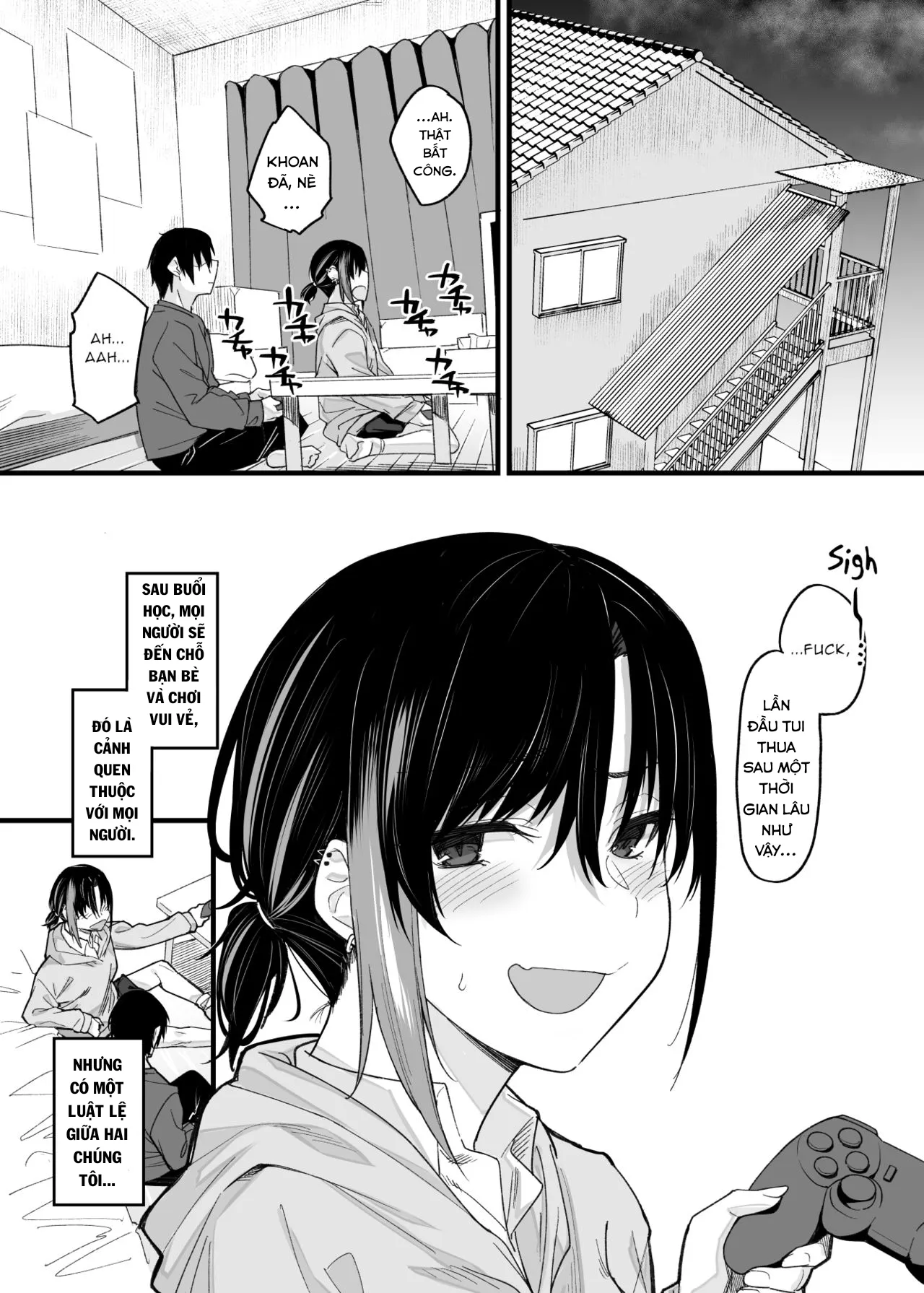 HentaiVN.net - Ảnh 4 - Boku no Ie ga Class no Furyou Musume ni Iribitararete iru Ken. - Chap 1