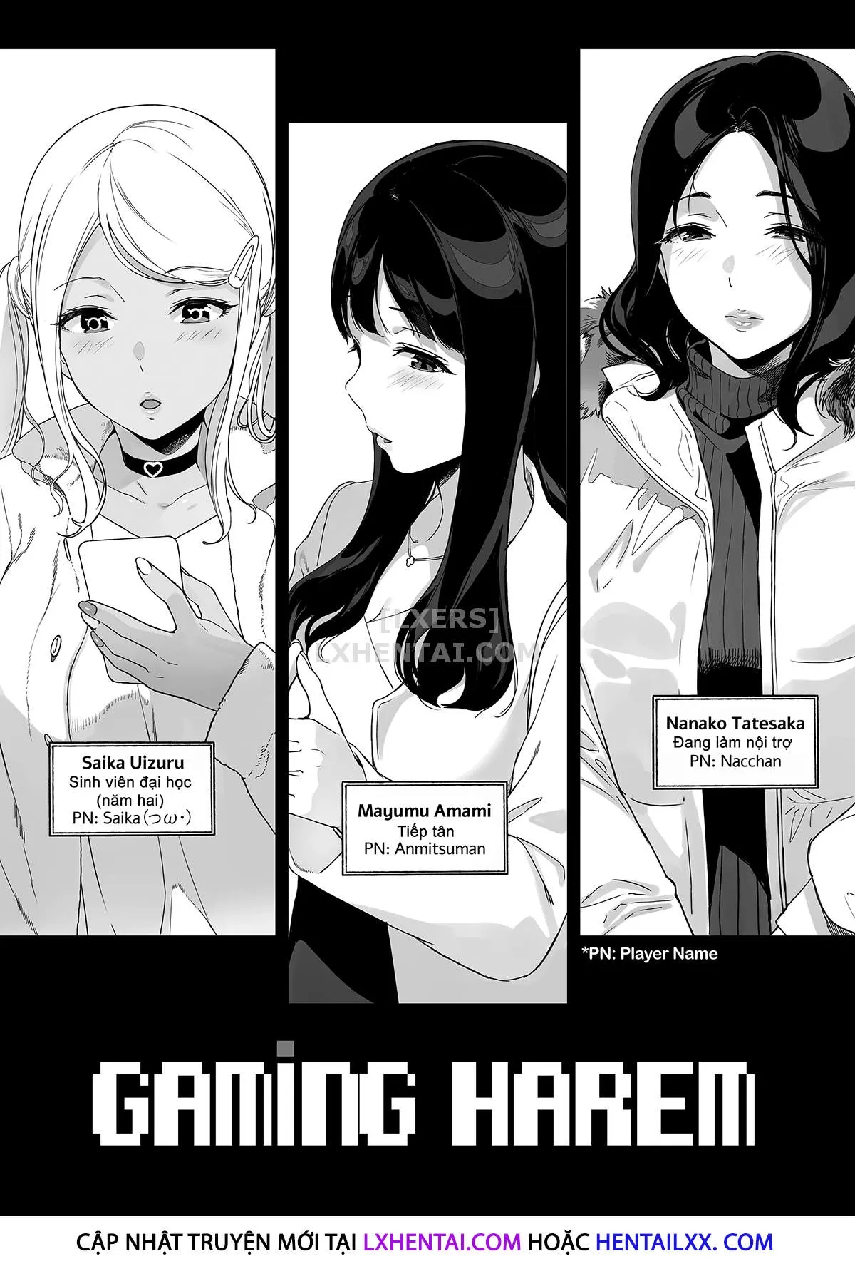 HentaiVN.net - Ảnh 10 - Gaming Harem - Chap 1