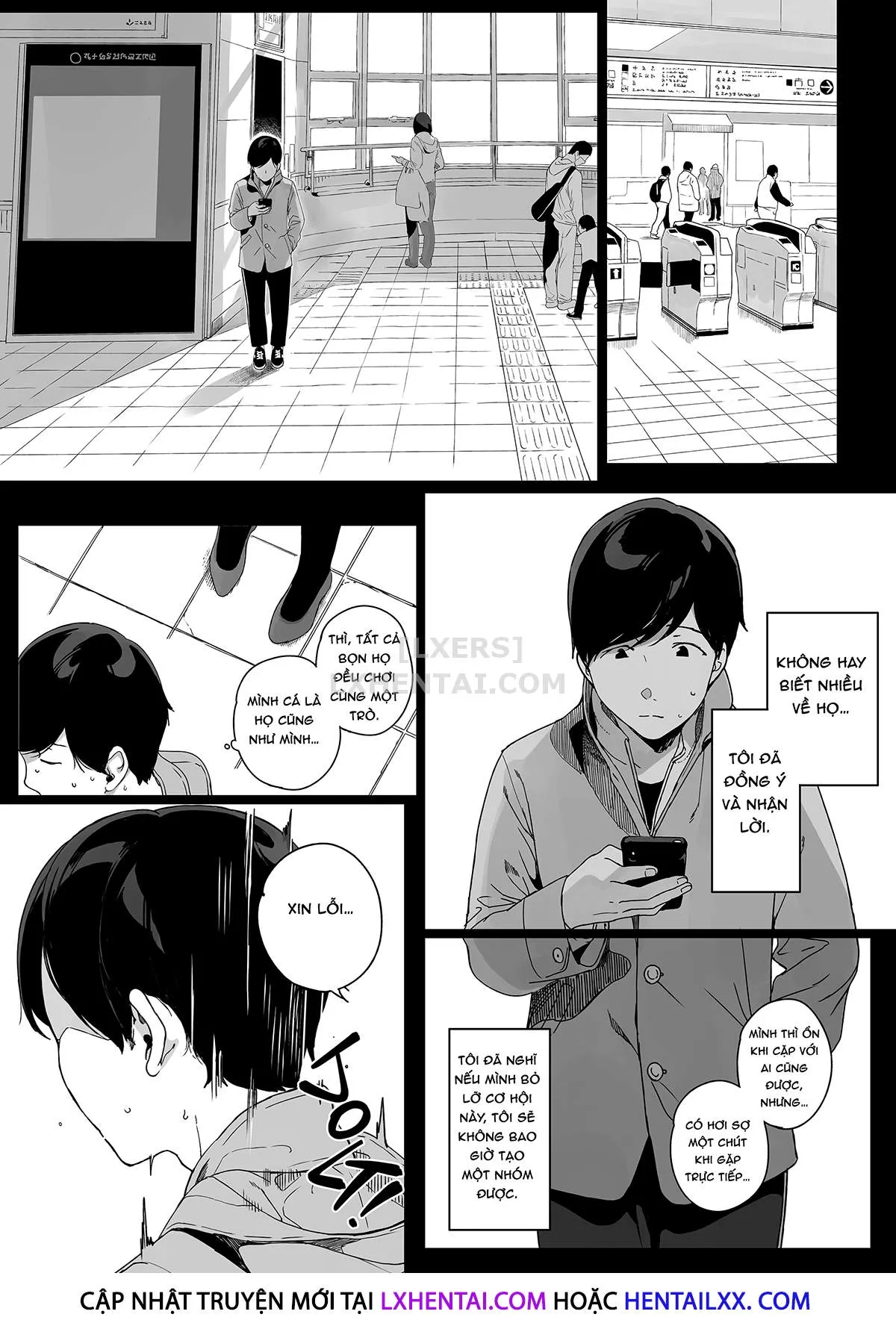 HentaiVN.net - Ảnh 8 - Gaming Harem - Chap 1