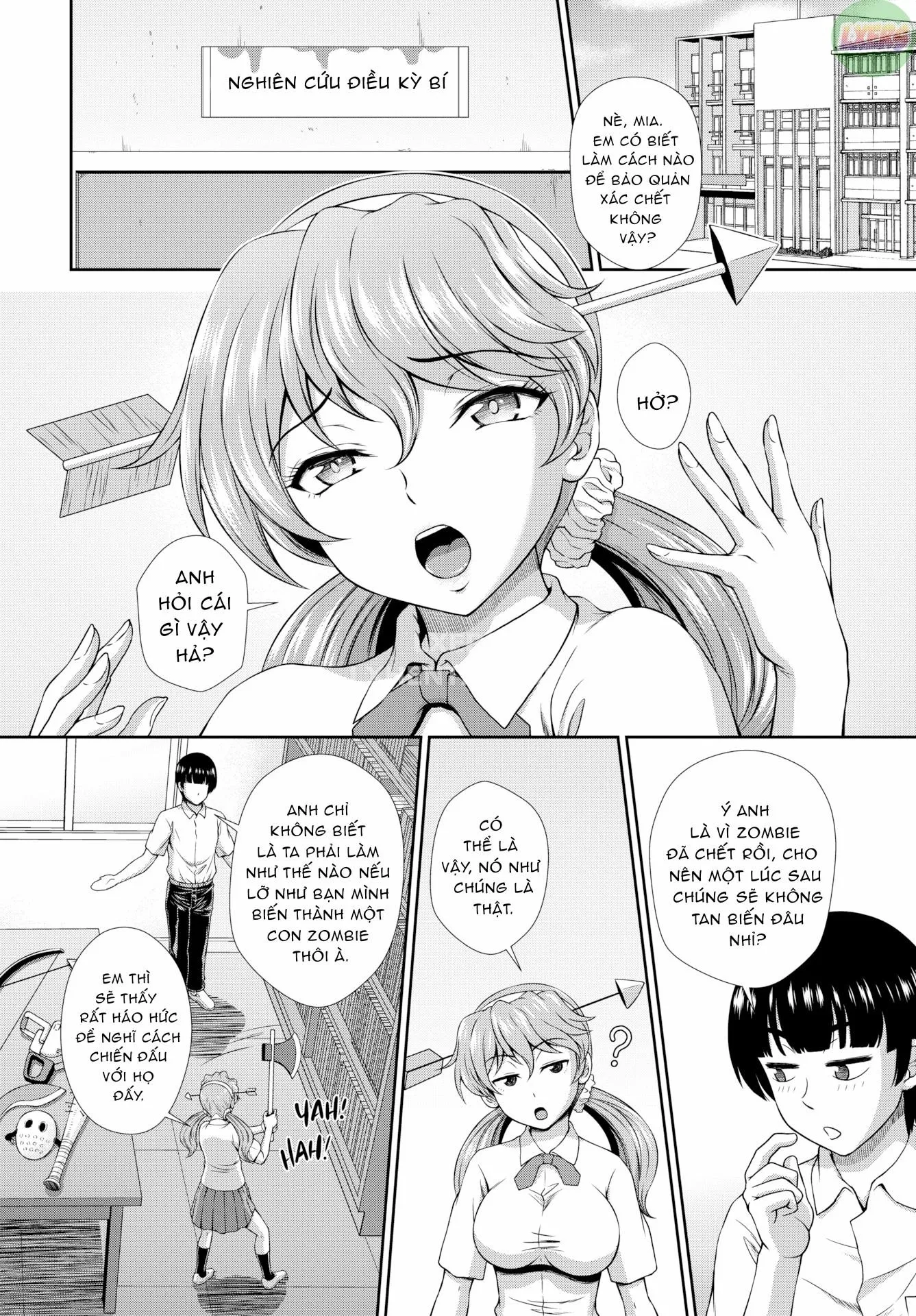 HentaiVN.net - Ảnh 12 - Cách để duy trì sự sống cho một cô gái Zombie - Chap 3