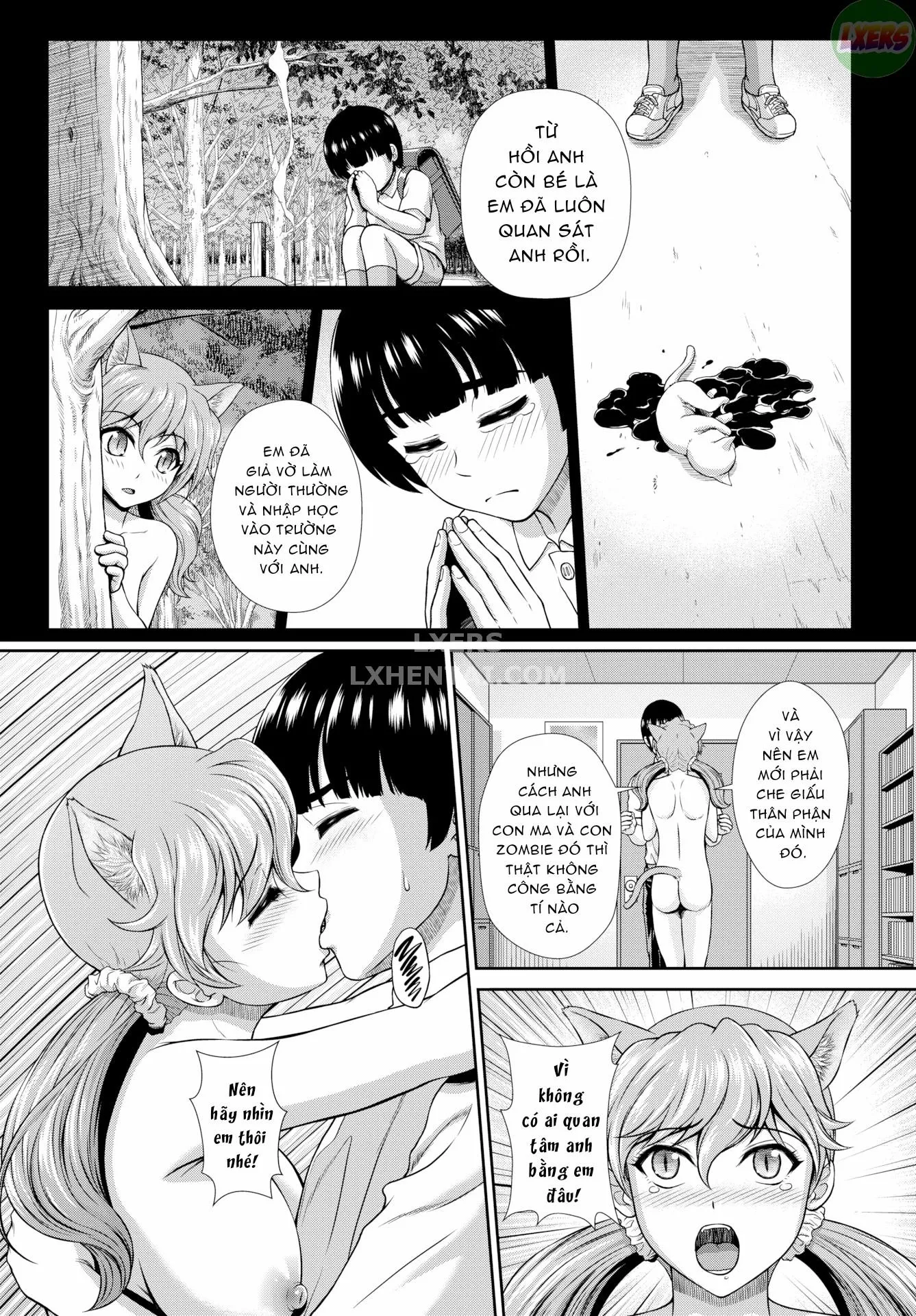 HentaiVN.net - Ảnh 18 - Cách để duy trì sự sống cho một cô gái Zombie - Chap 4