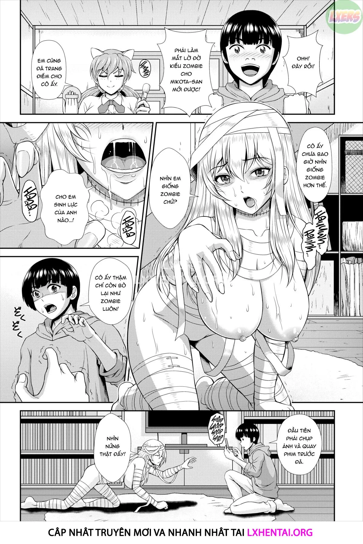 HentaiVN.net - Ảnh 11 - Cách để duy trì sự sống cho một cô gái Zombie - Chap 7