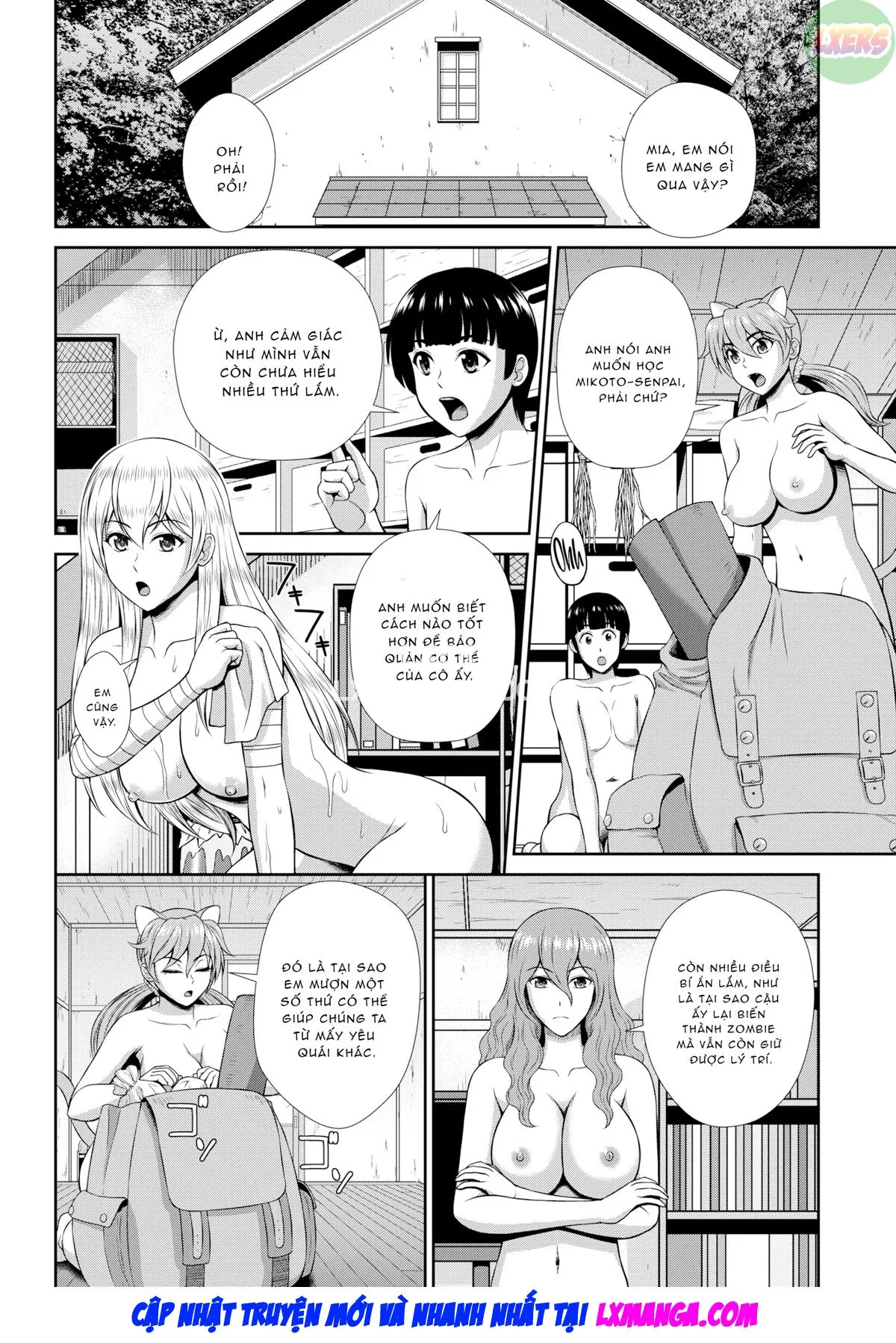 HentaiVN.net - Ảnh 14 - Cách để duy trì sự sống cho một cô gái Zombie - Chap 8