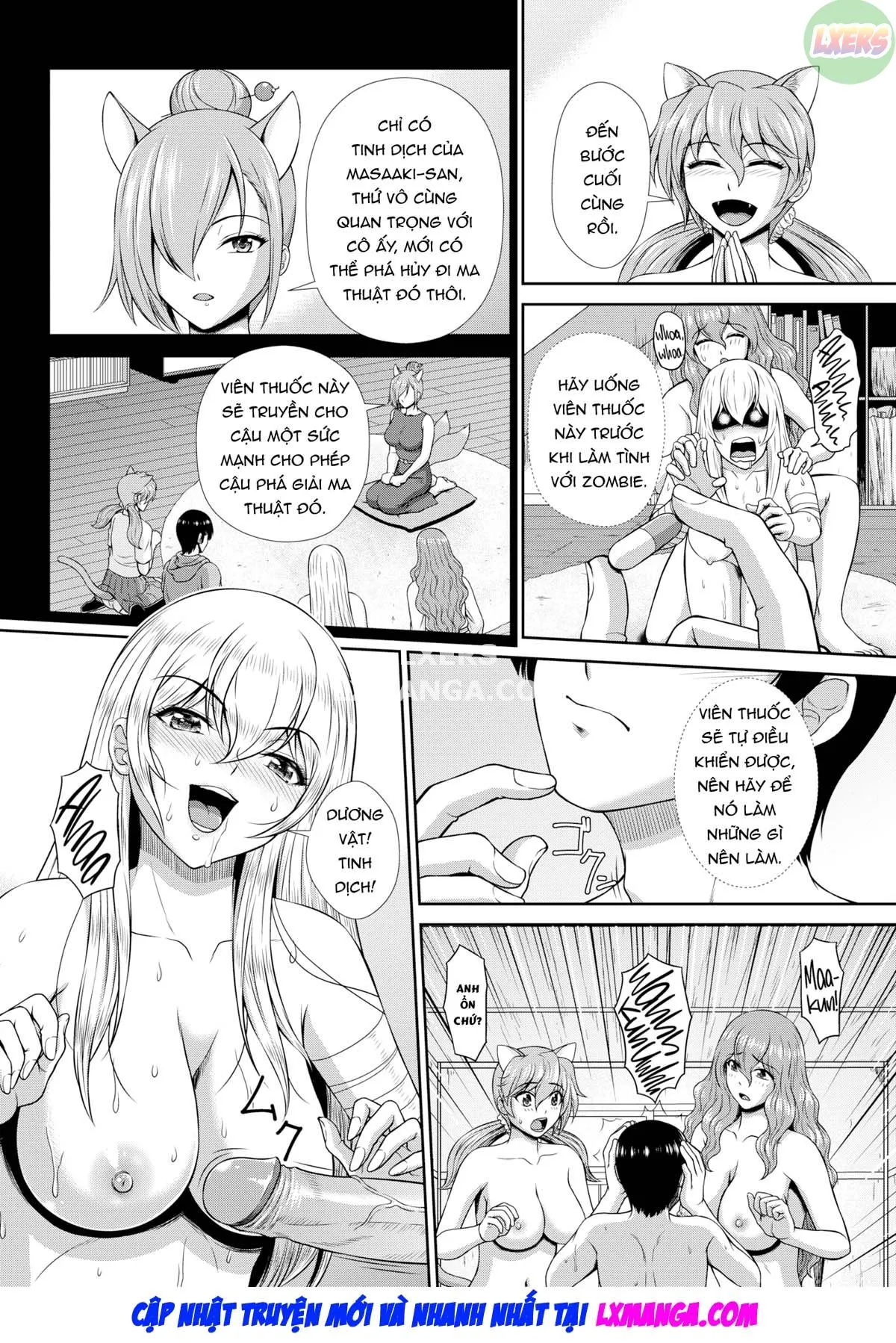 HentaiVN.net - Ảnh 14 - Cách để duy trì sự sống cho một cô gái Zombie - Chap 9