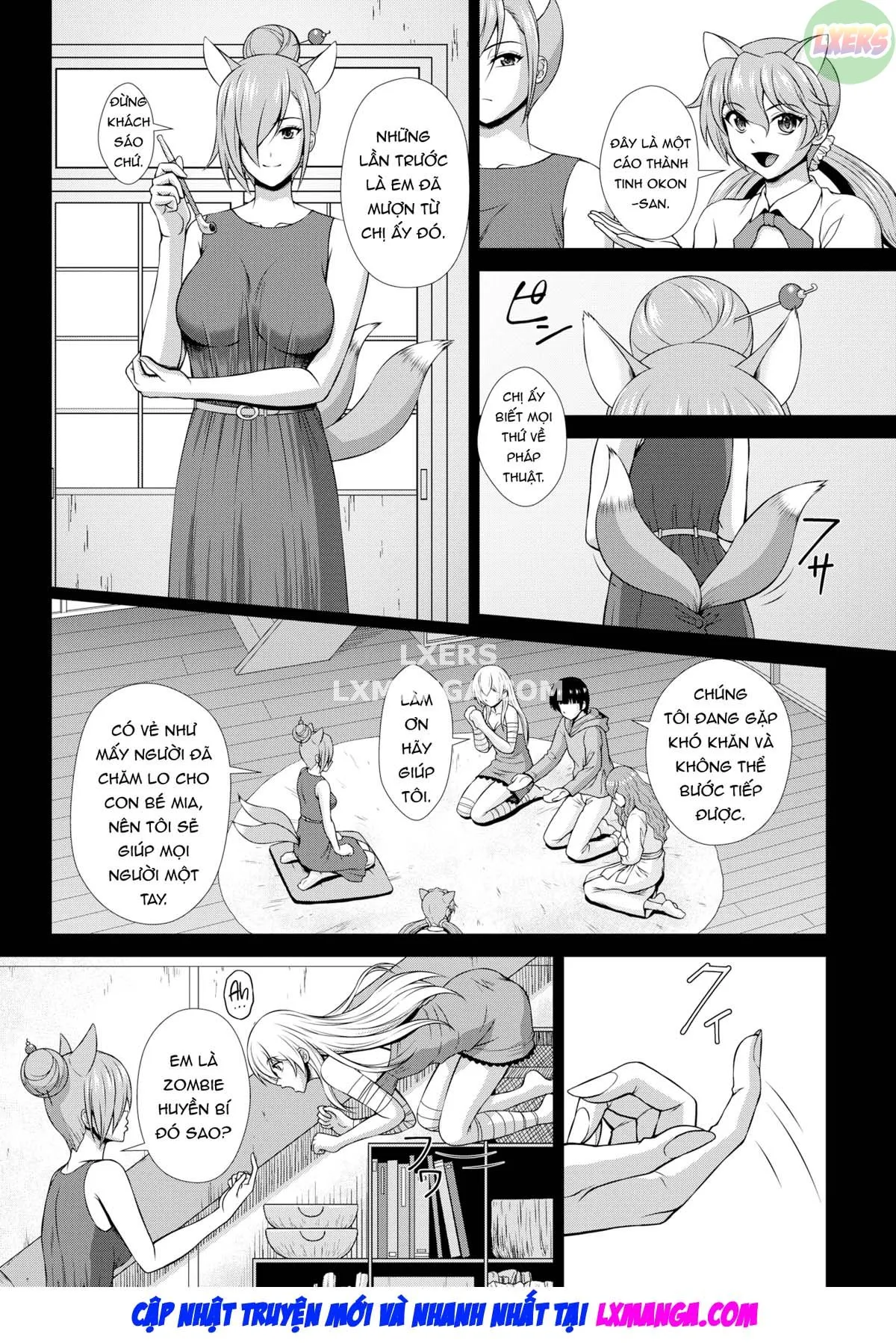 HentaiVN.net - Ảnh 6 - Cách để duy trì sự sống cho một cô gái Zombie - Chap 9
